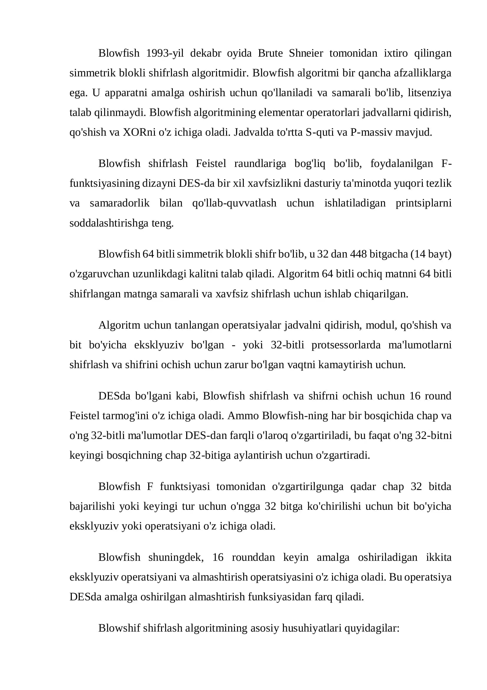 Blowfish