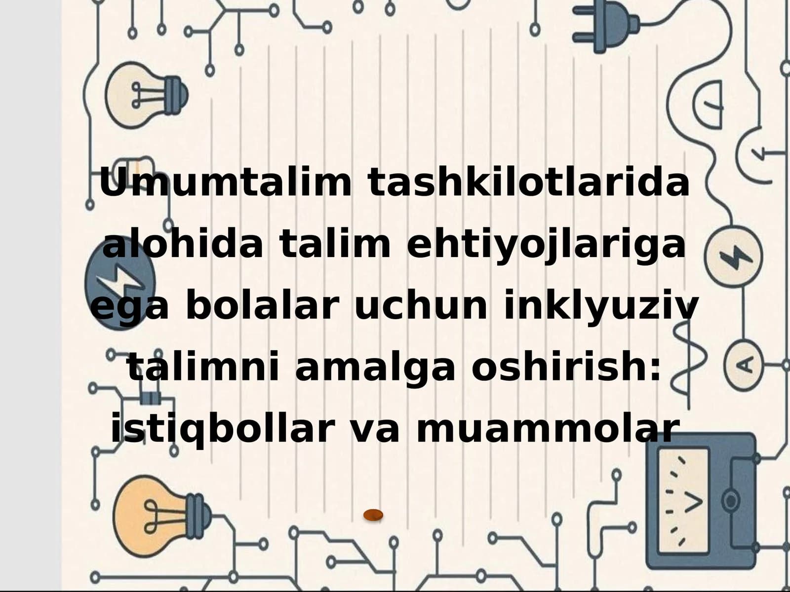 umum talim tashkilotlarida alohida talim