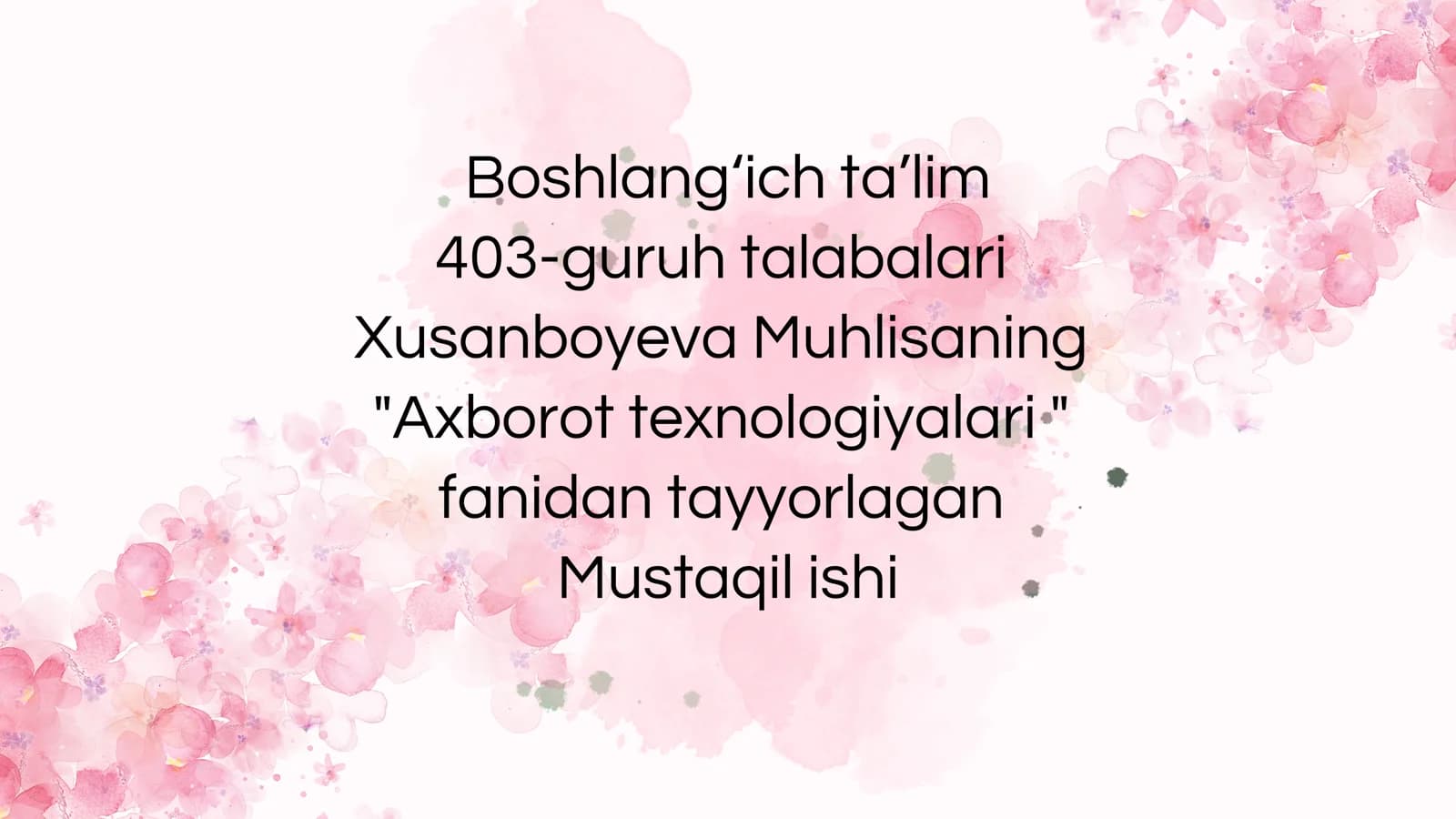 Axborot texnologiyasining tuzilishi