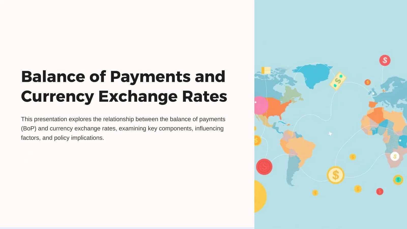 Balance of Payments and Currency Exchange Rates