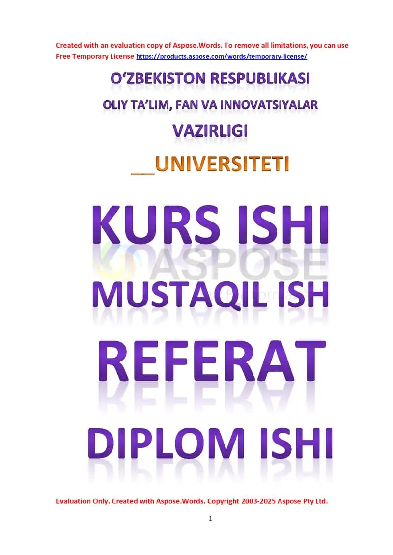 PRAGMATICS AND STYLISTICS (Kurs ishi / Mustaqil ish / Referat)