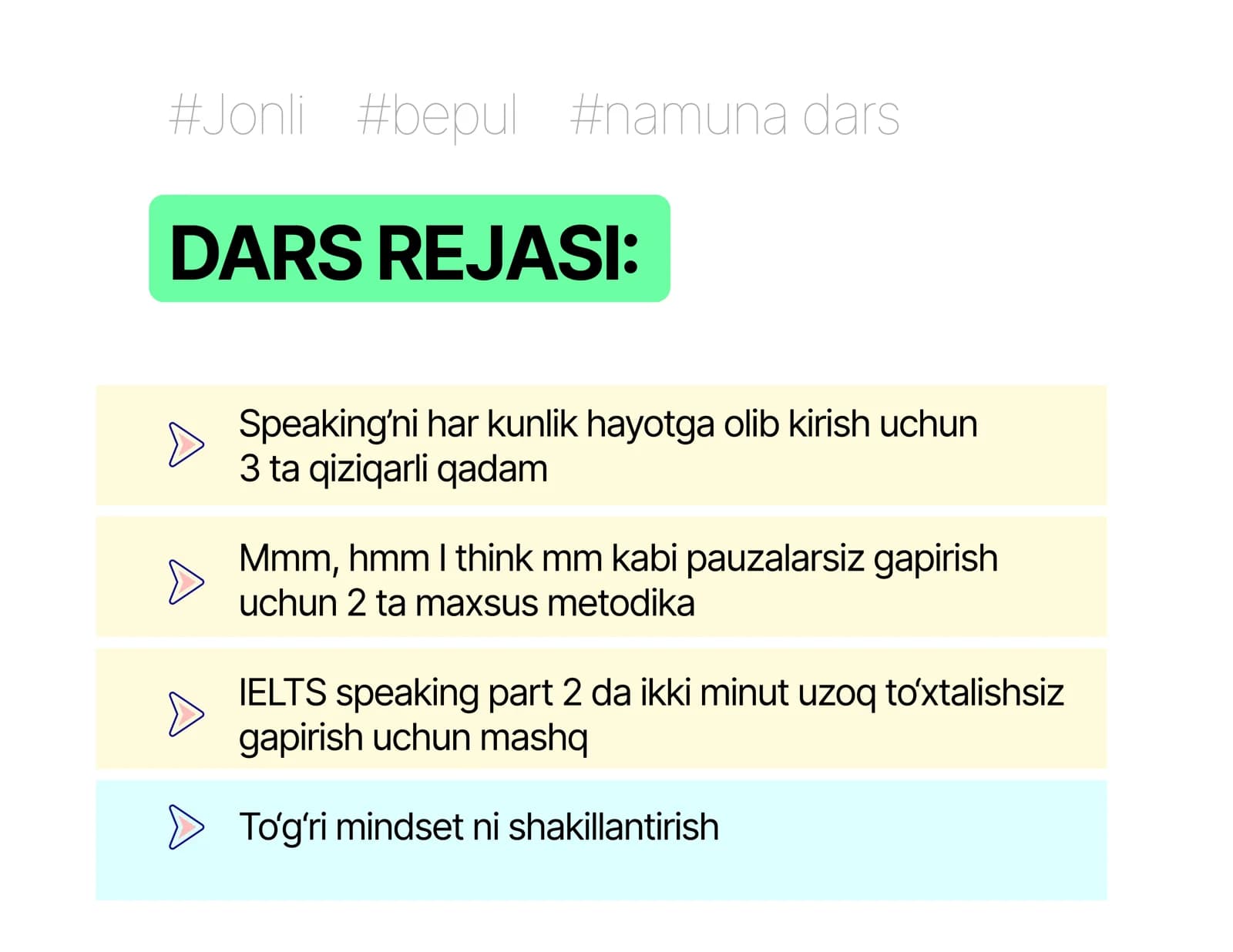 Dars rejasi