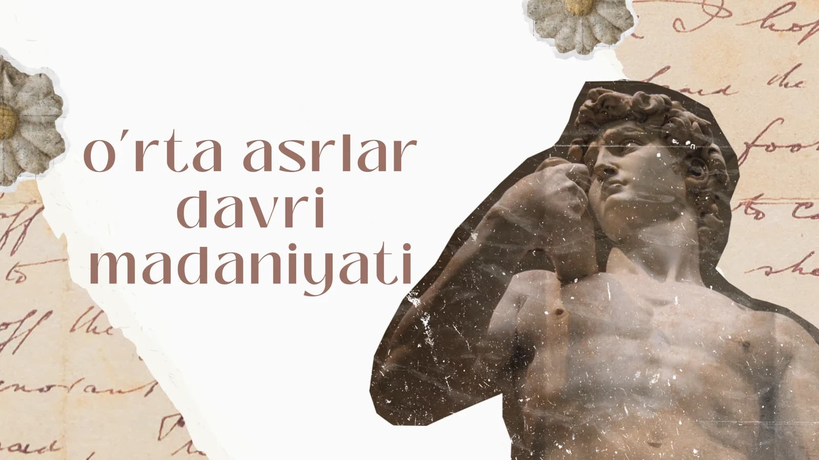 o’rta asrlar davri madaniyati