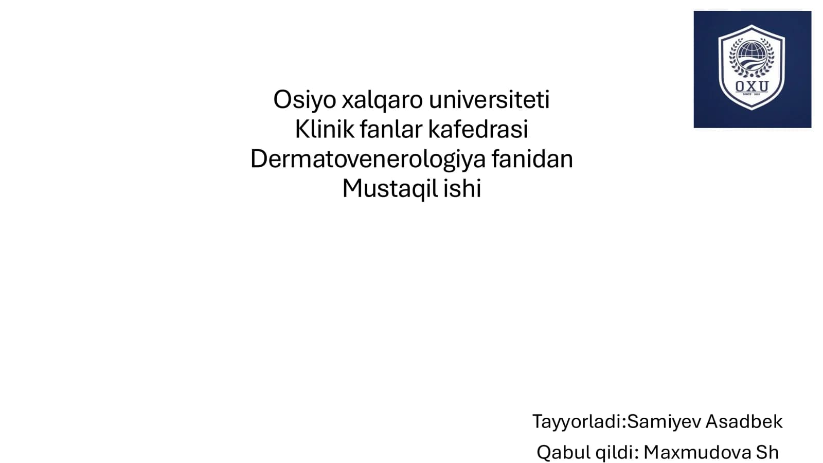 Professional dermatosis