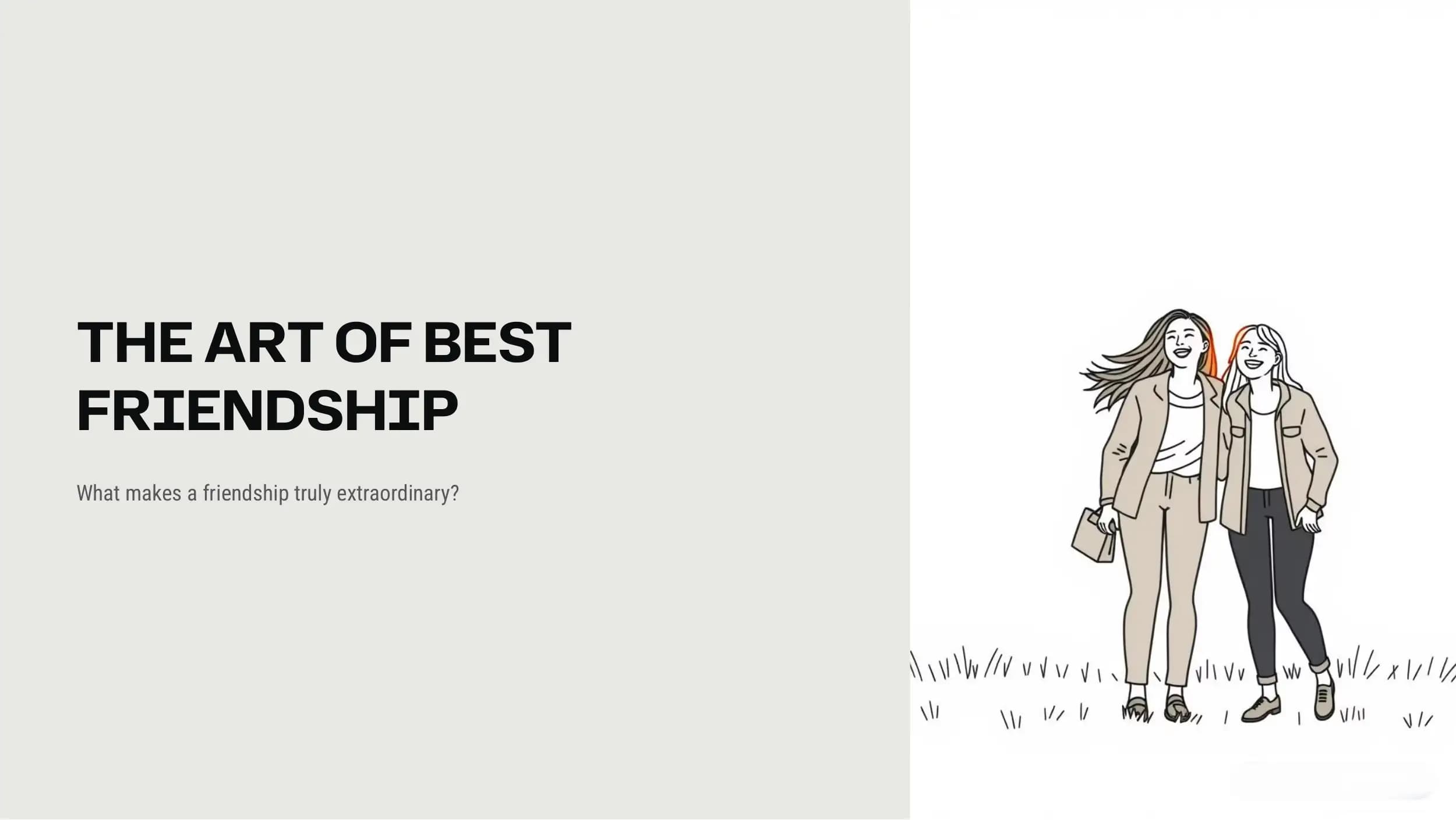 THE ART OF BEST FRIENDSHIP