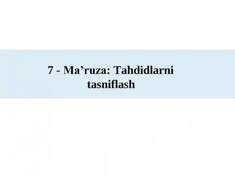 Dasturiy vositalar xavfsizligi
