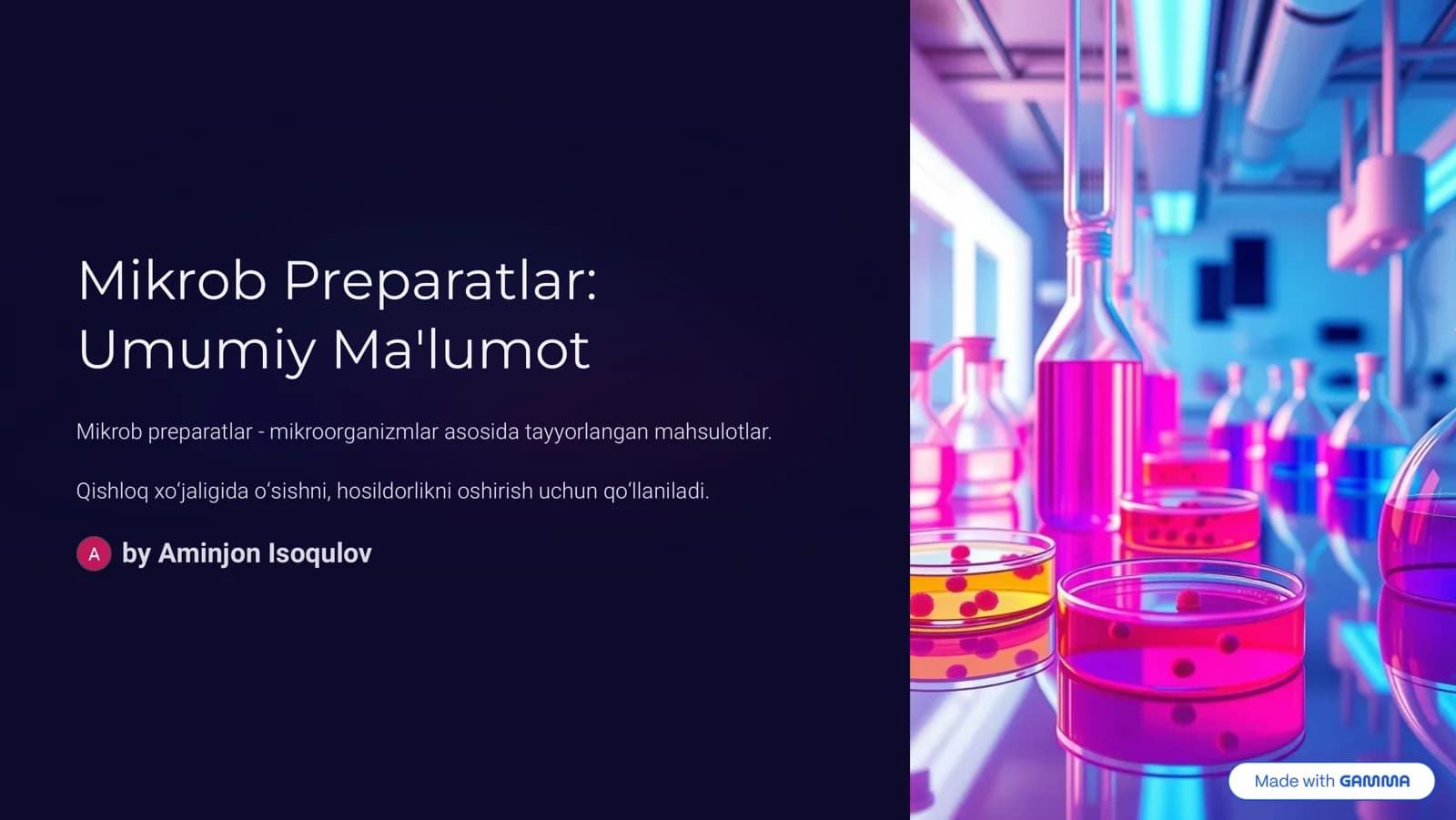 Mikrob Preparatlar