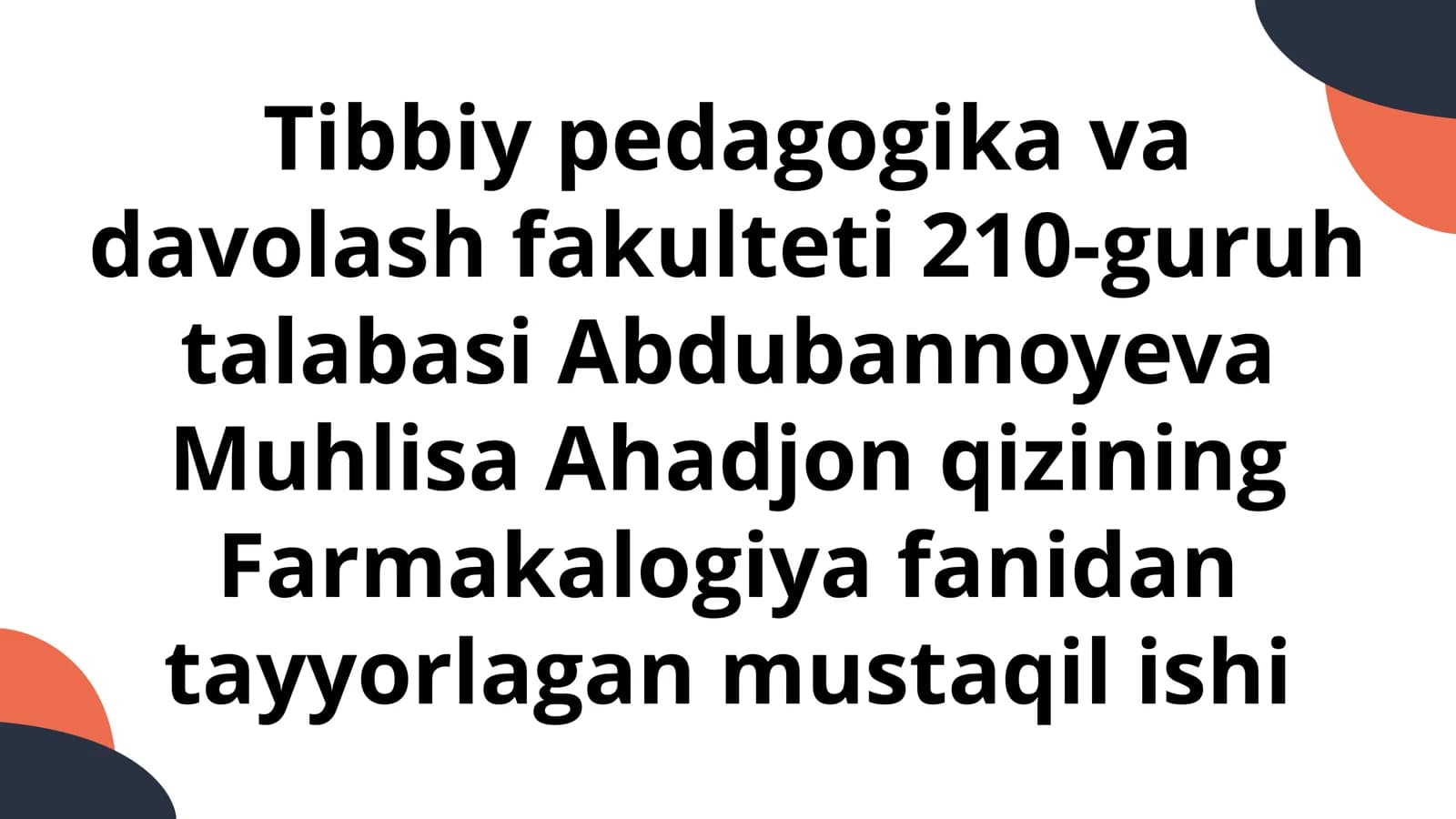 ADRENORETSEPTORLARNI QO‘ZGATUVCHI MODDALAR