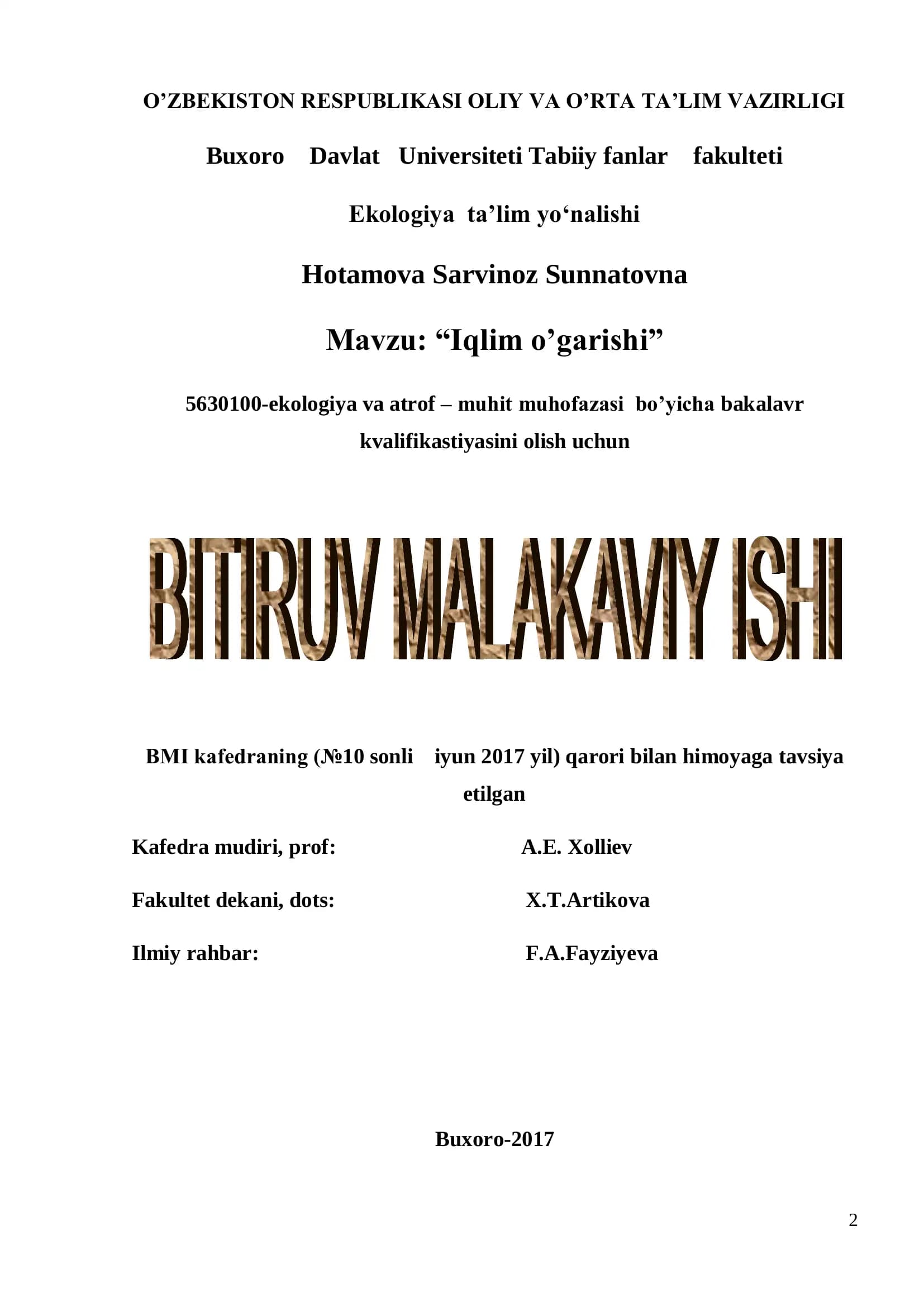 Iqlim o’garishi
