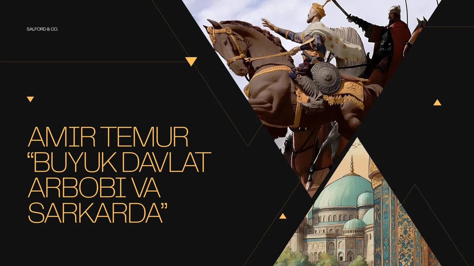 Amir Temur haqida referat hamda prezentatsiya
