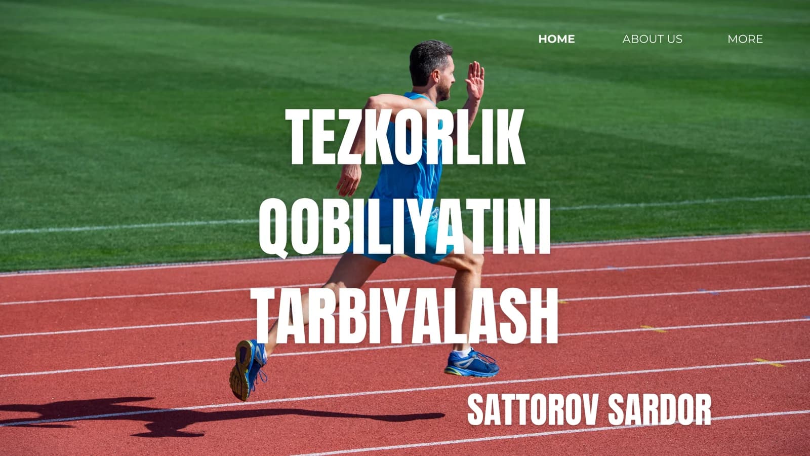 Tezlikni tarbiyalash uslublari