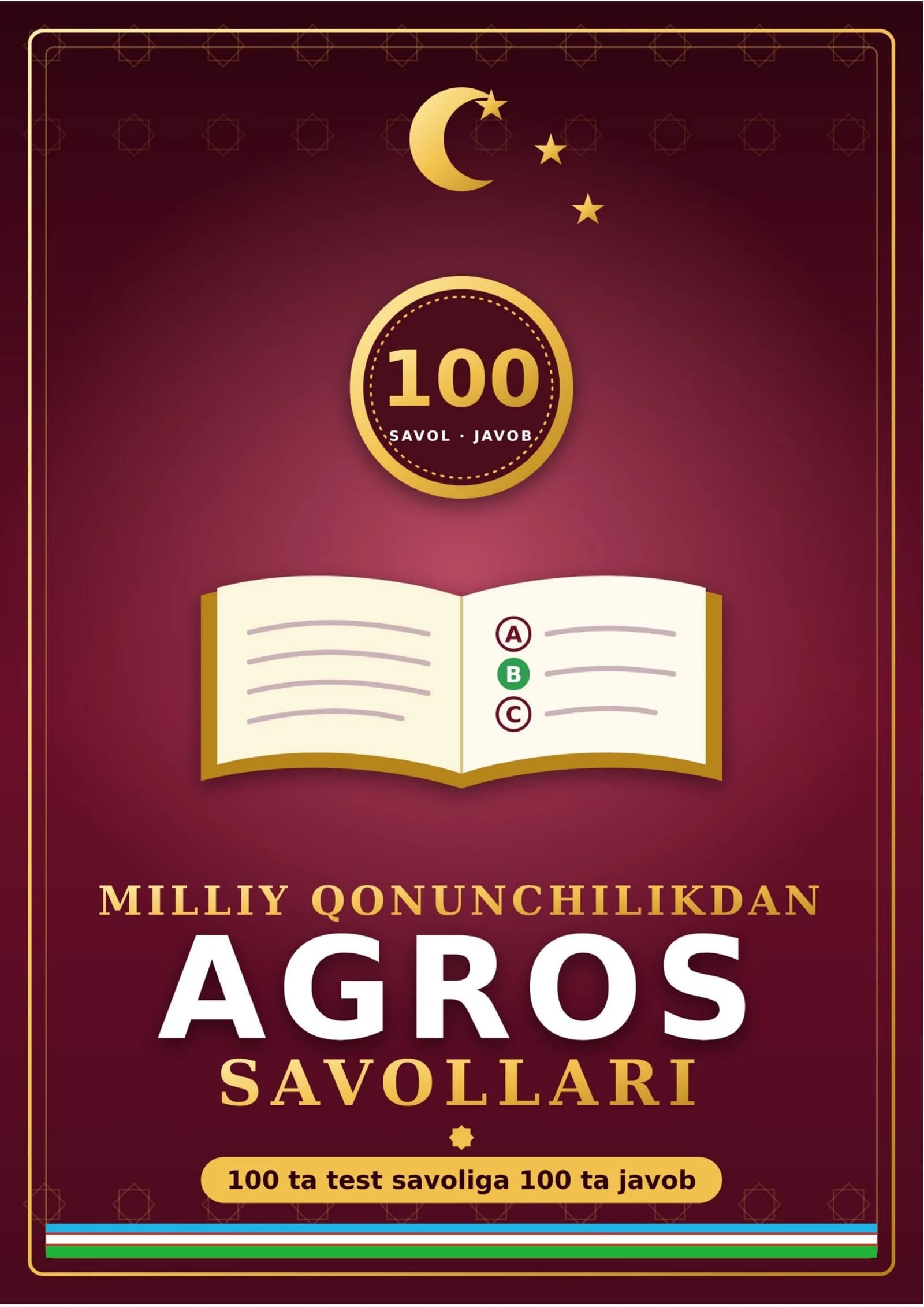 MILLIY QONUNCHILIKDAN AGROS TEST SAVOLLARI (2026)