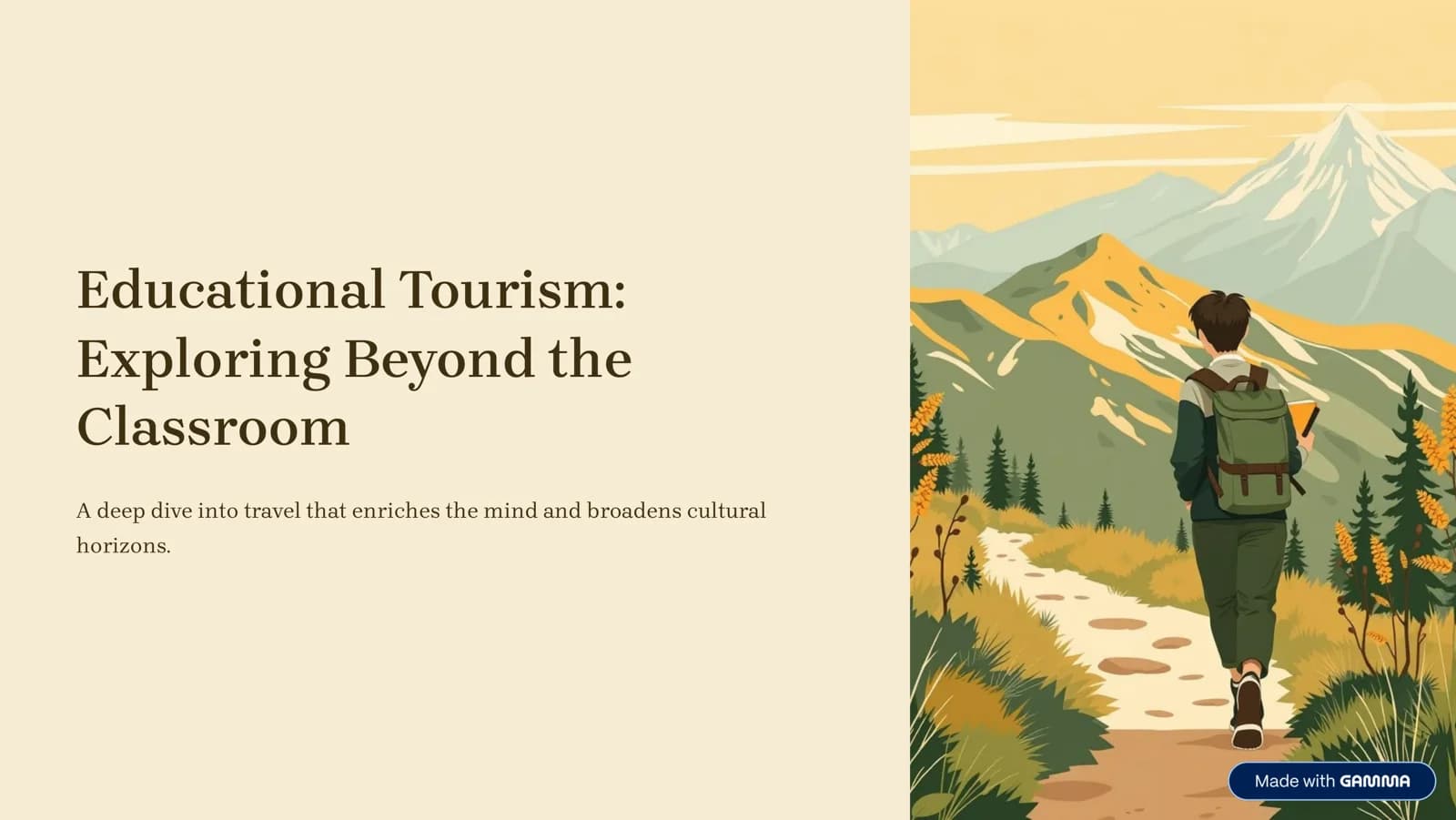 Educational Tourism: Exploring Beyond the Classroom