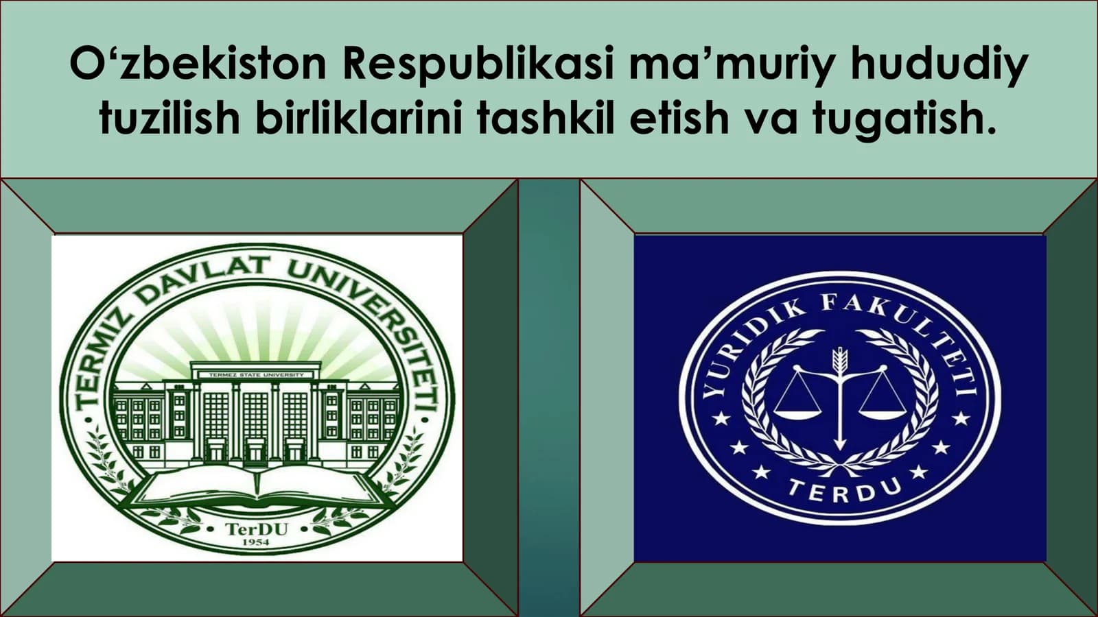 Oʻzbekiston Respublikasi maʼmuriy-hududiy tuzilish