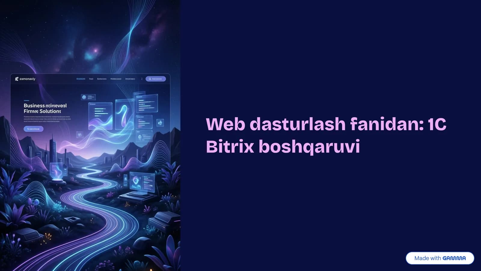 1C Bitrix boshqaruvi