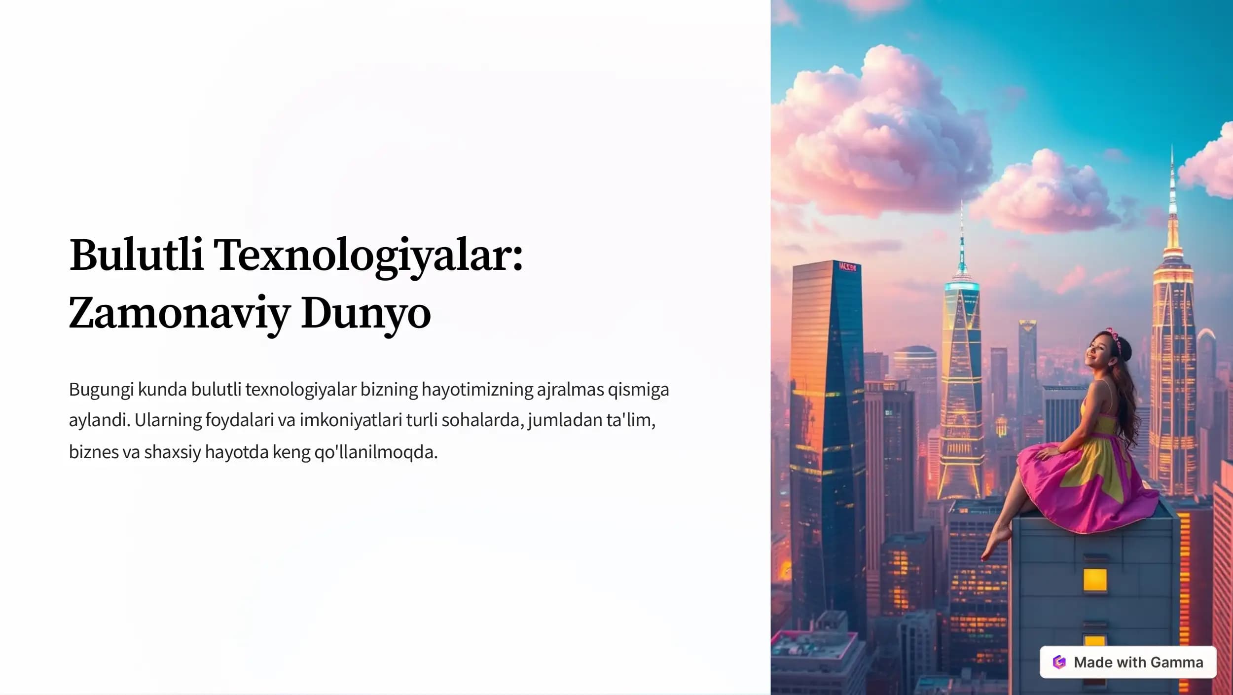 Bulutli Texnologiyalar
