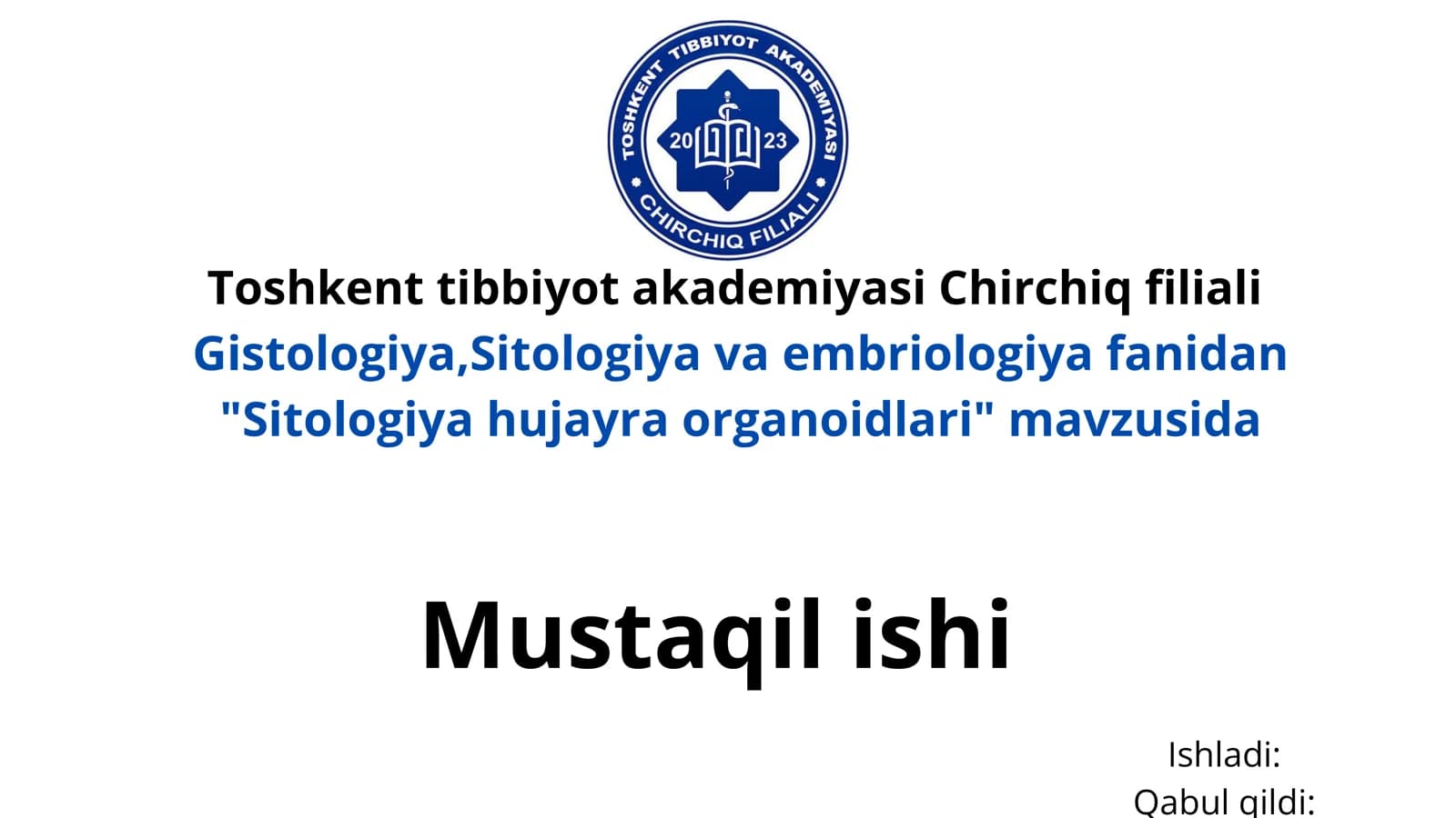 Sitologiya hujayra organoidlari