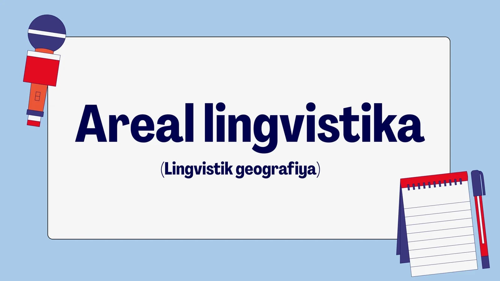 Areal lingvistika (Lingvistik geografiya)