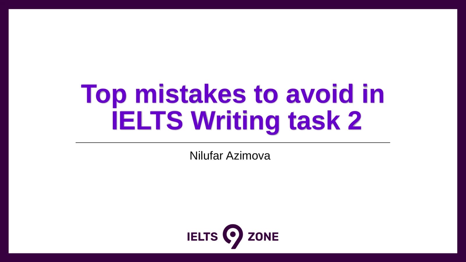 Top mistakes to avoid in IELTS Writing task 2