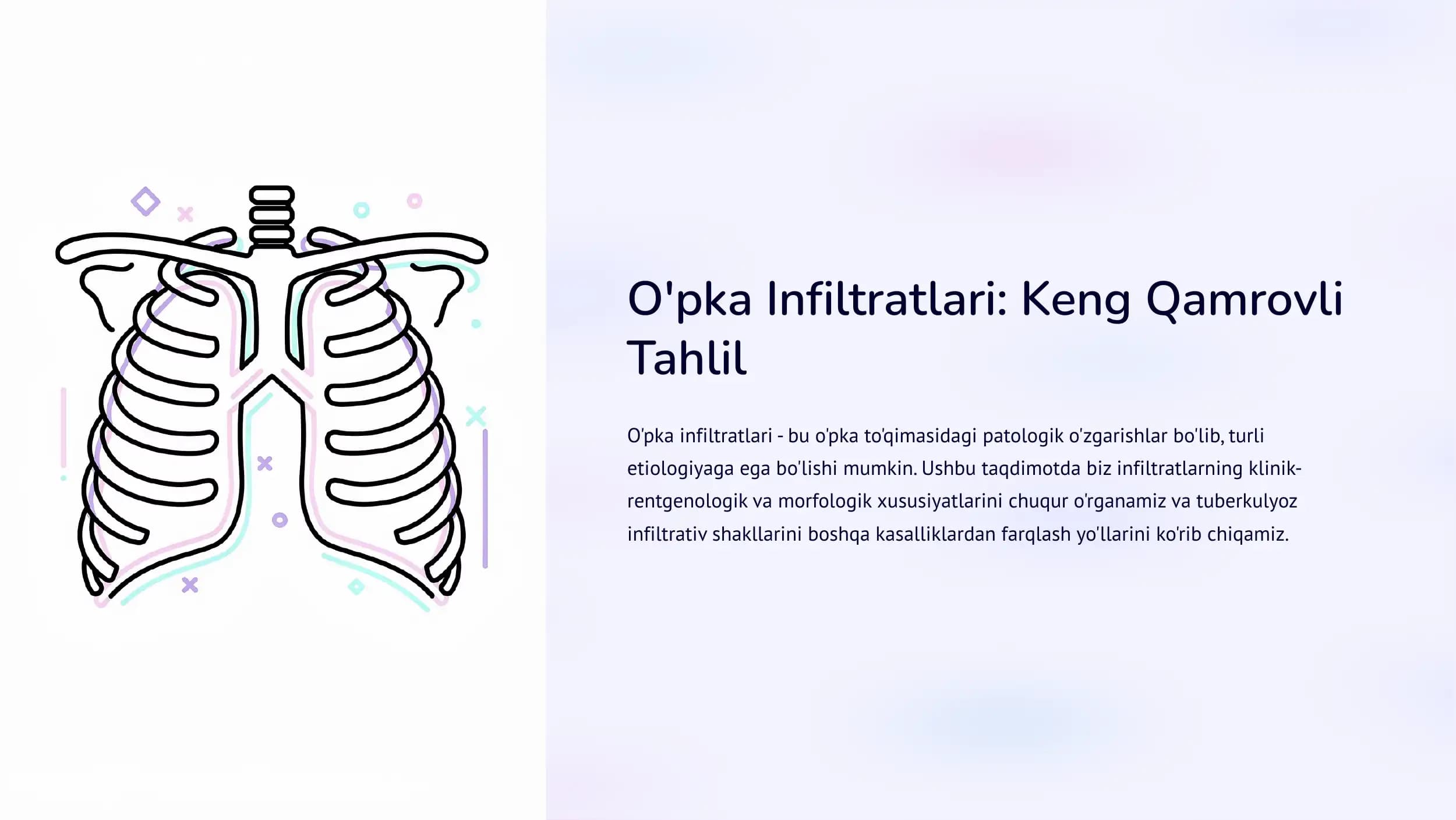 O'pka Infiltratlari: Keng Qamrovli