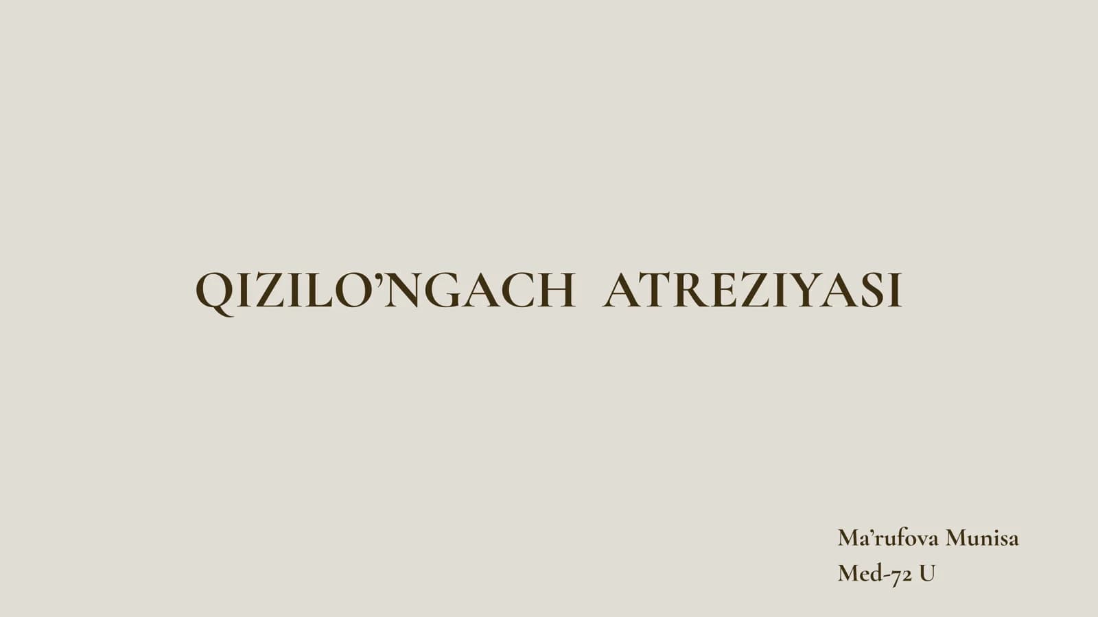 QIZILO’NGACH ATREZIYASI