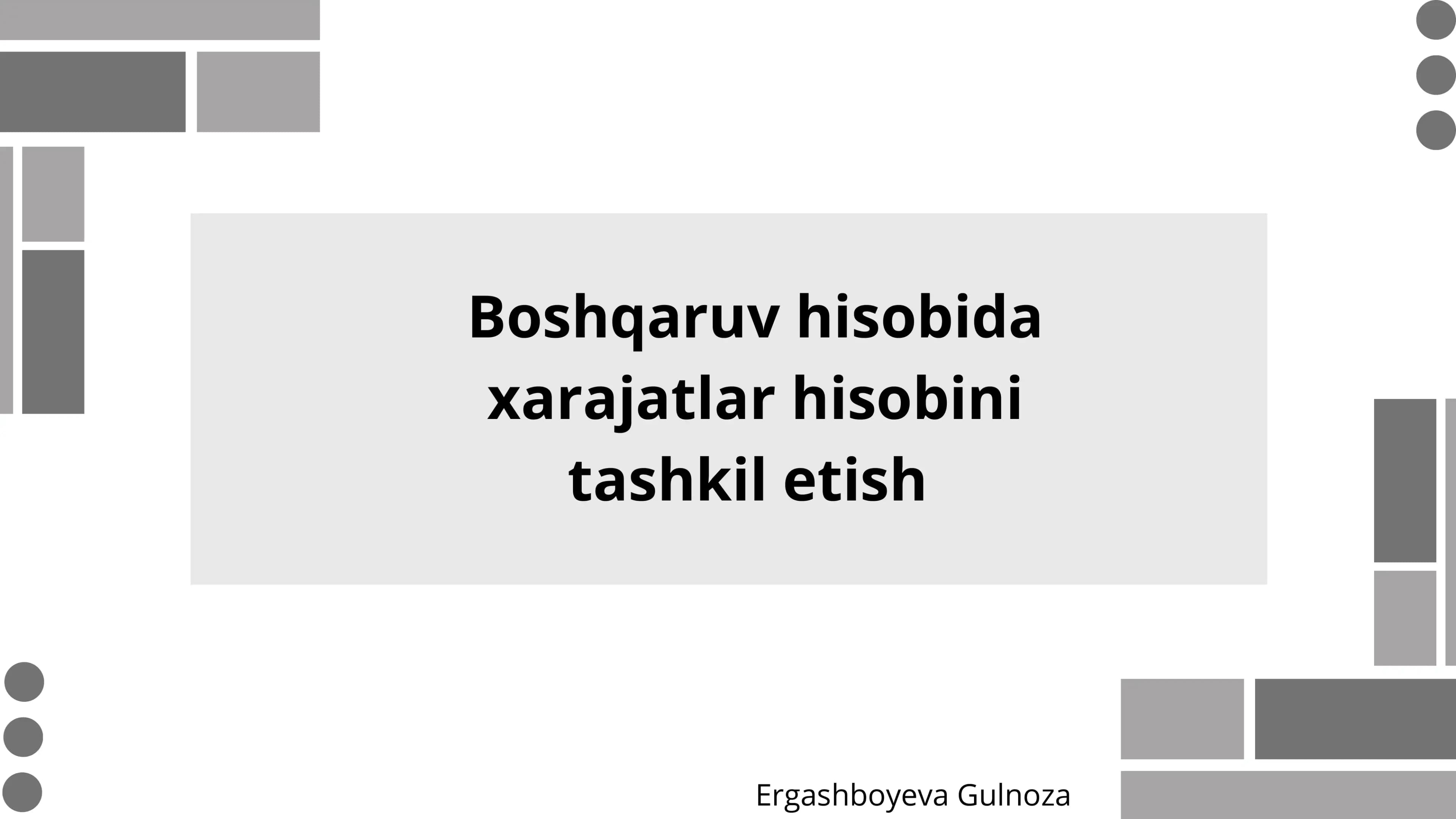 Buxgalteriya hisobi to'g'risida Qonun