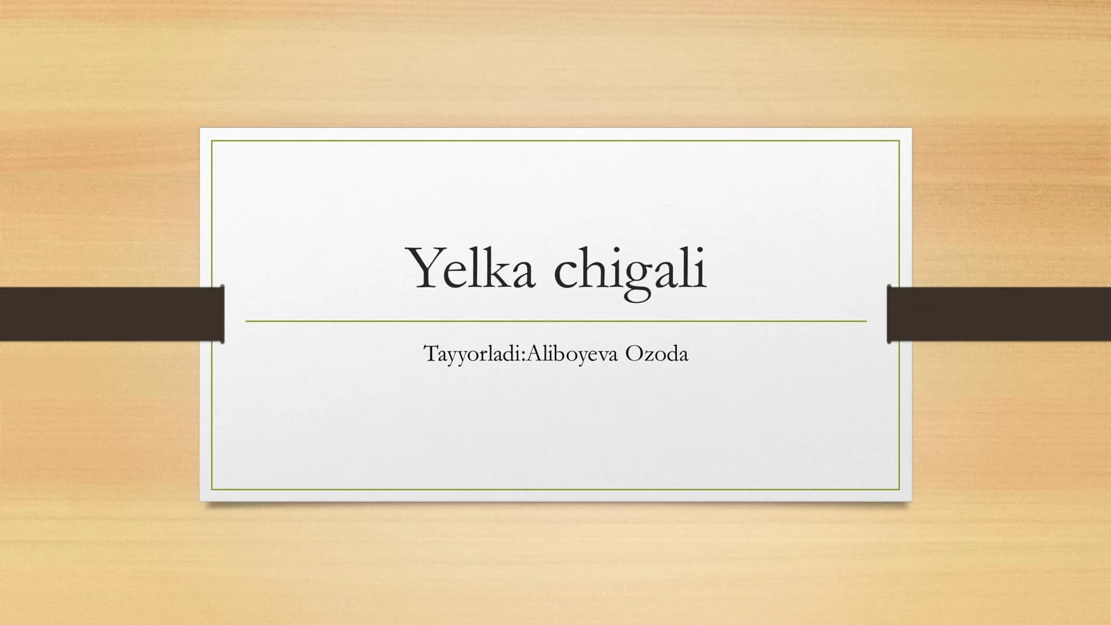 YELKA CHIGALI PLЕKSOPATIYASI
