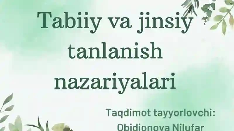 Evolutsiya nazariyasi