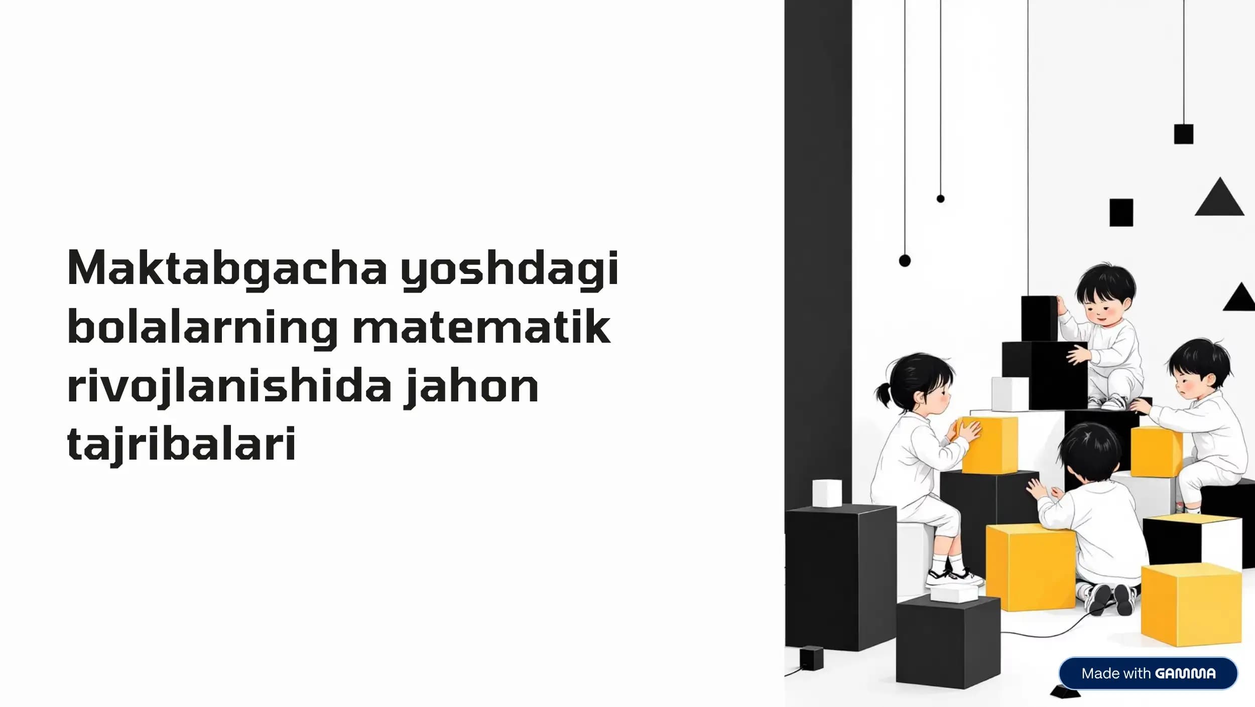 Matematika va uning rivojlanishi