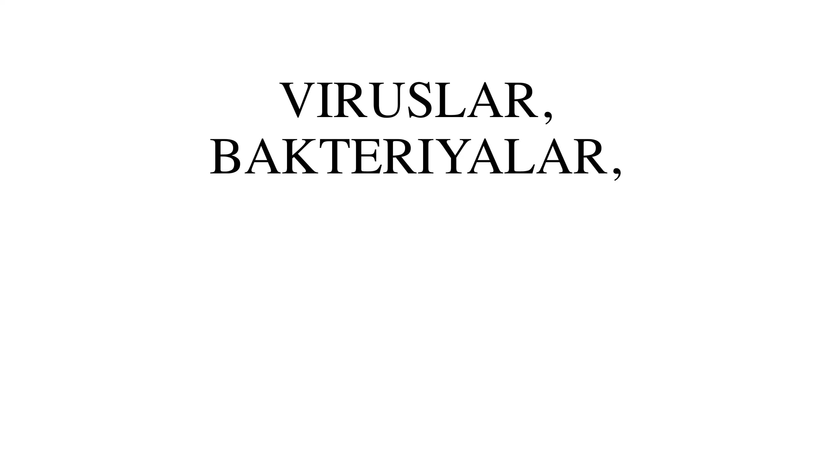 Viruslar bakteriyalar va zamburug`lar