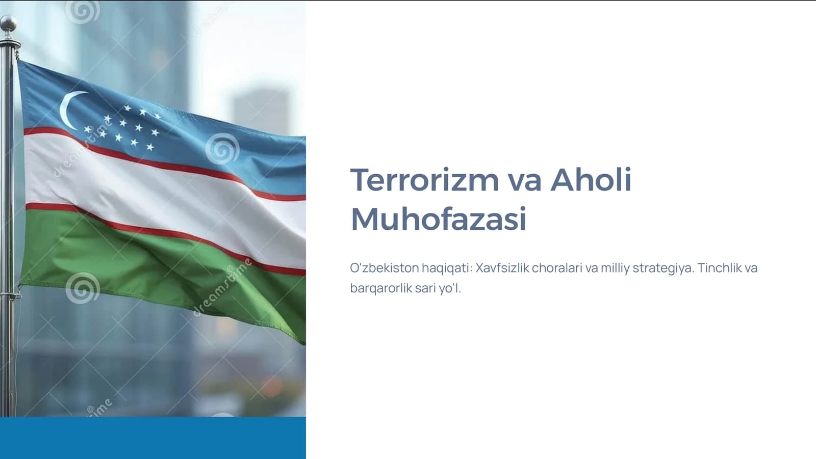 Terrorizm va Aholi Muhofazasi