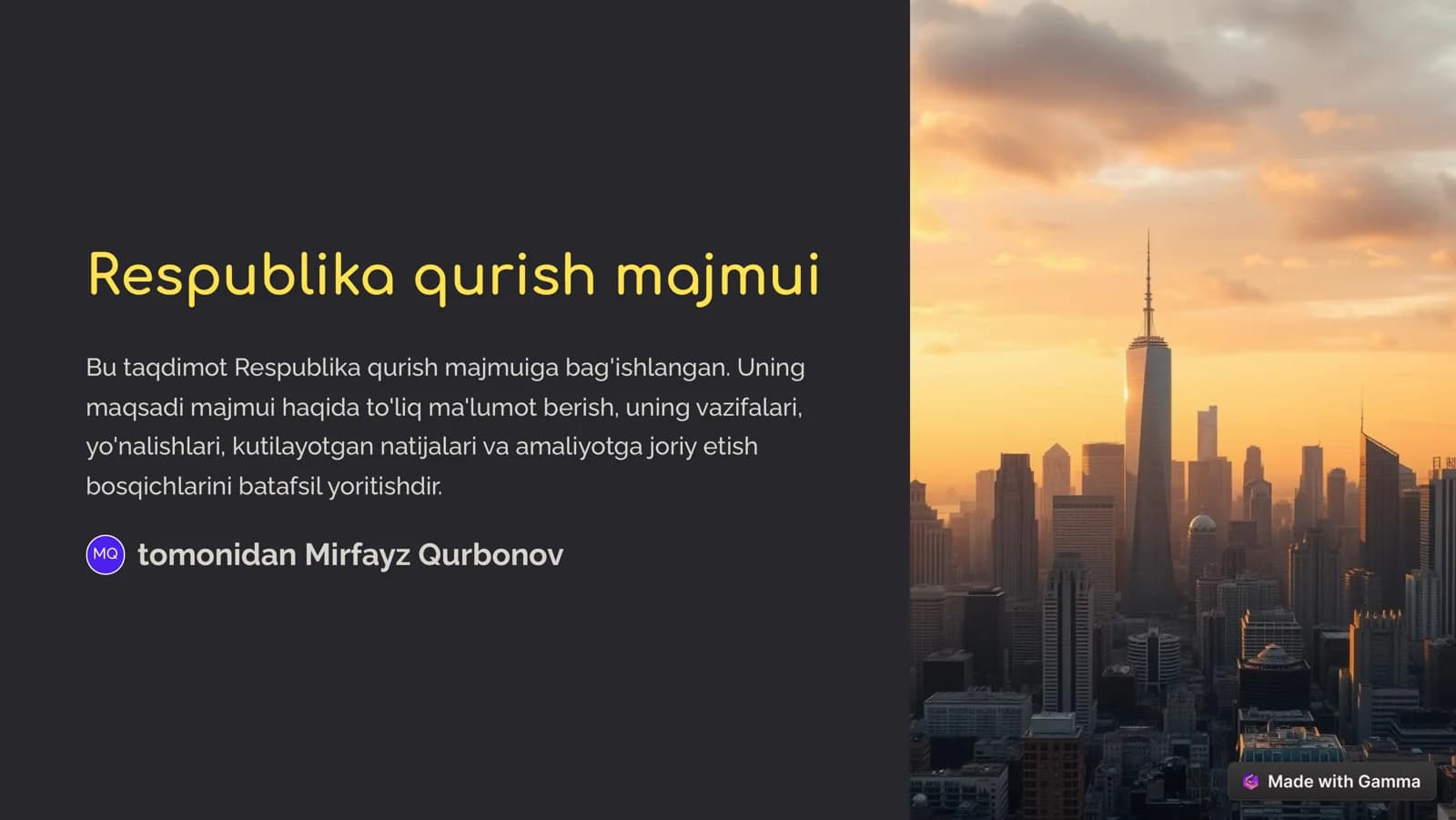 Respublika qurish majmui