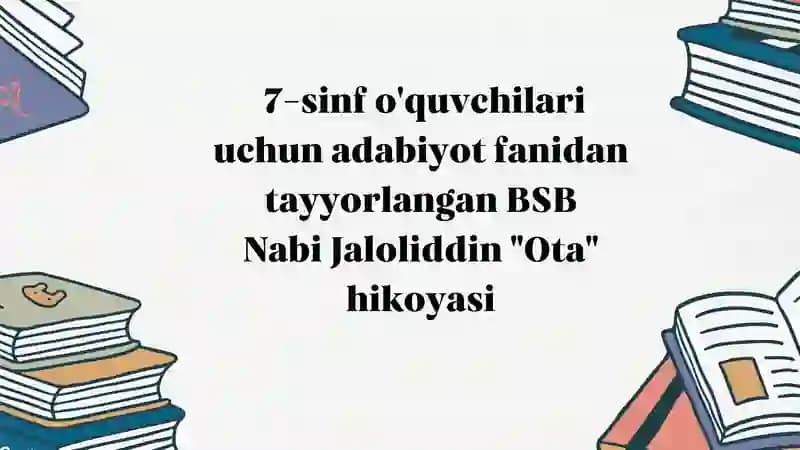 Nabi Jaloliddin "Ota" hikoyasi
