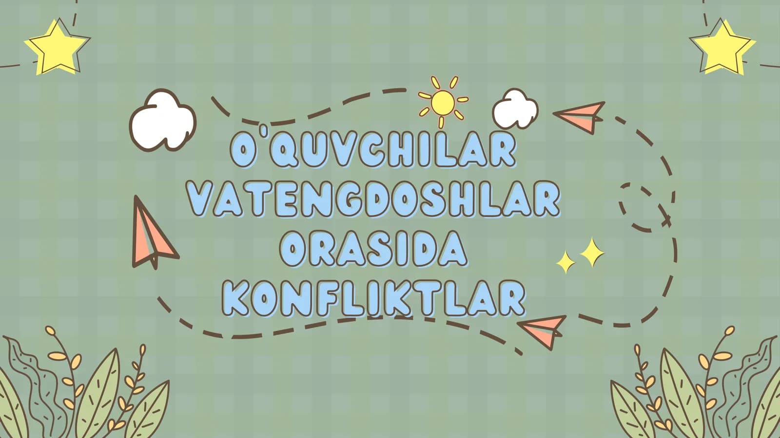Konfliktlar O'rganish