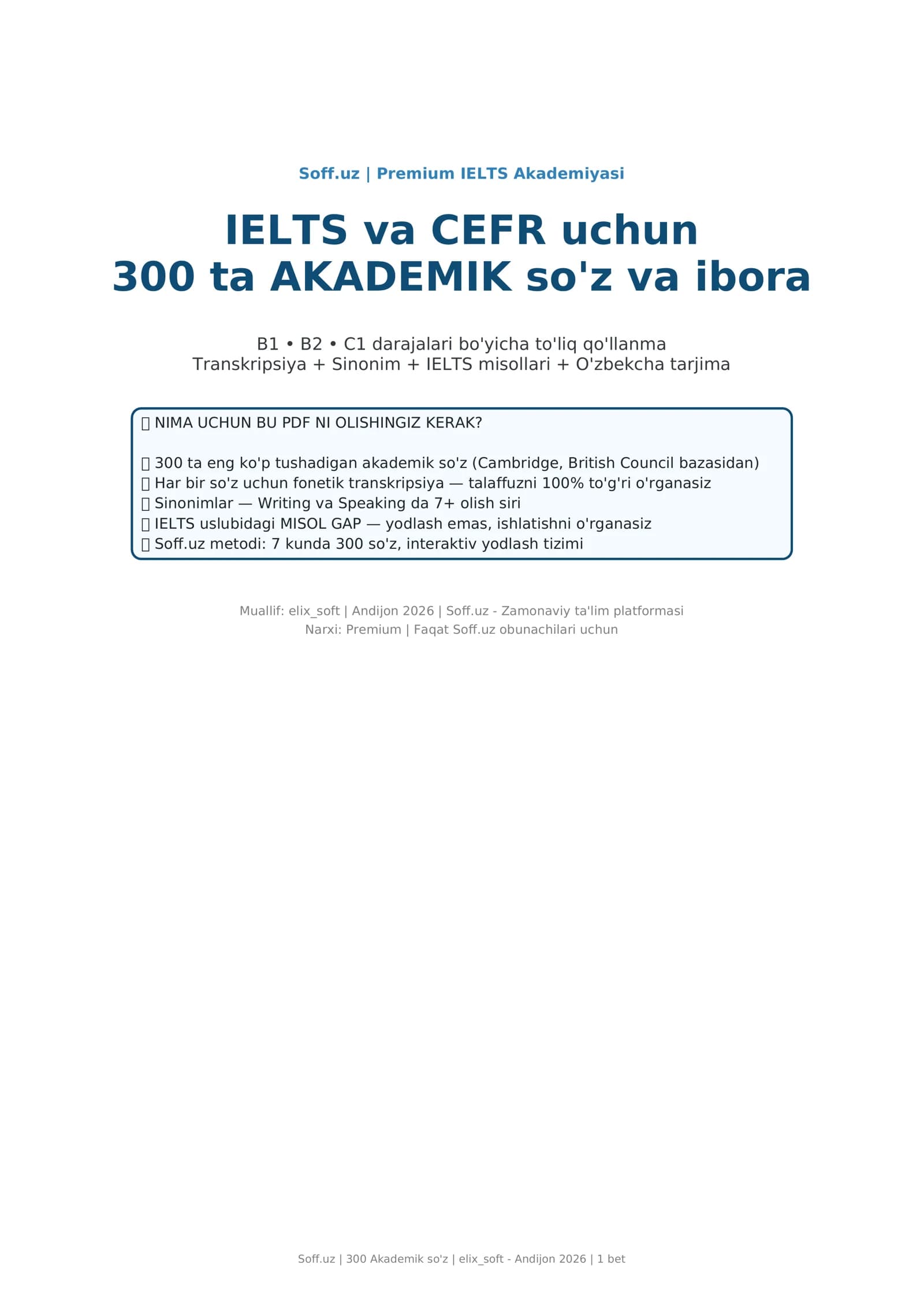 Premium IELTS Akademiyasi