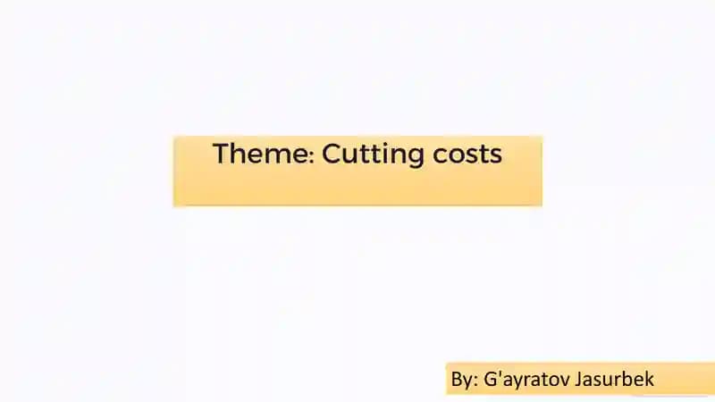 Cutting Costs: Strategies for Businesses