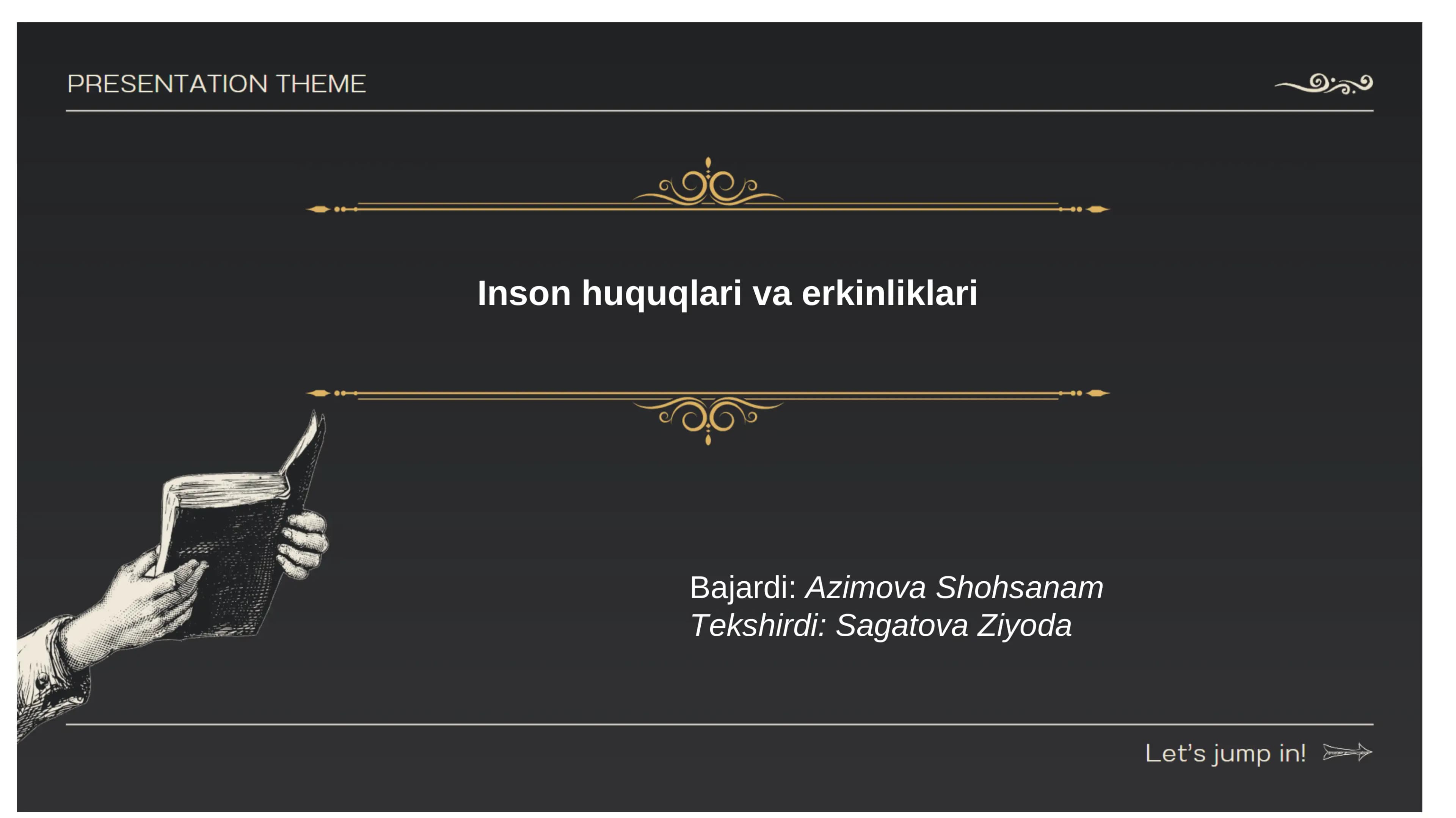 Inson huquqlari va erkinliklari
