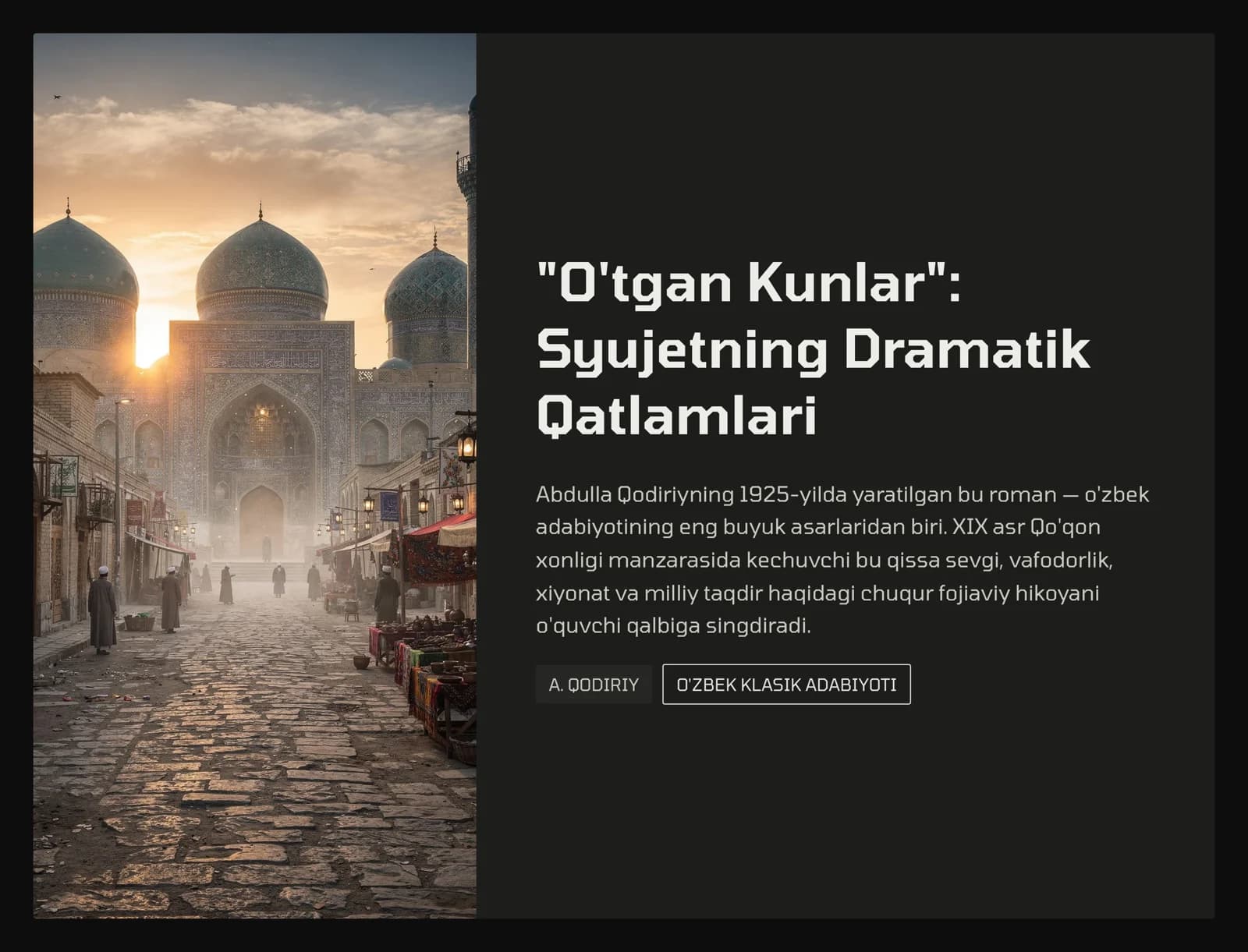 O'tgan Kunlar