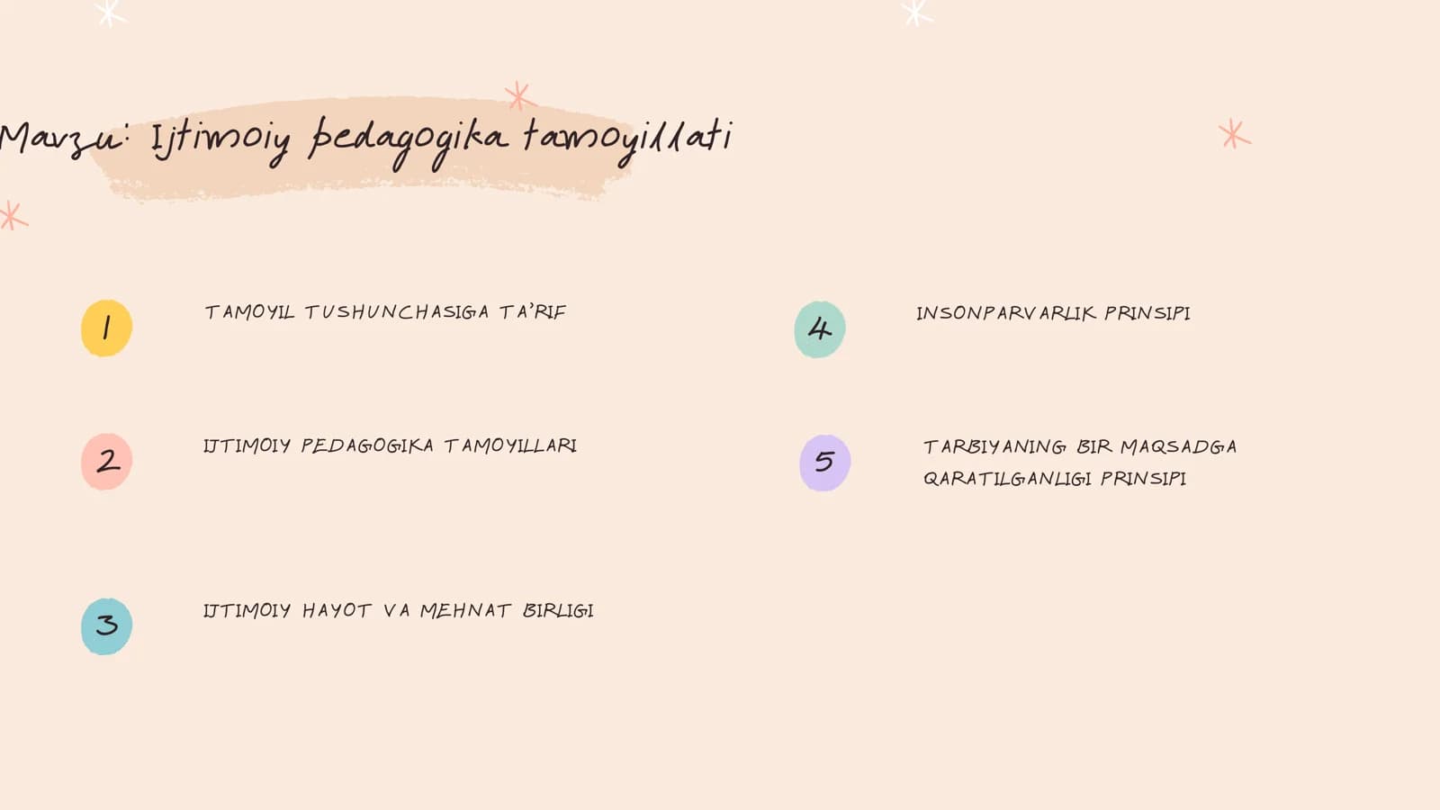 Ijtimoiy pedagogika tamoyillari
