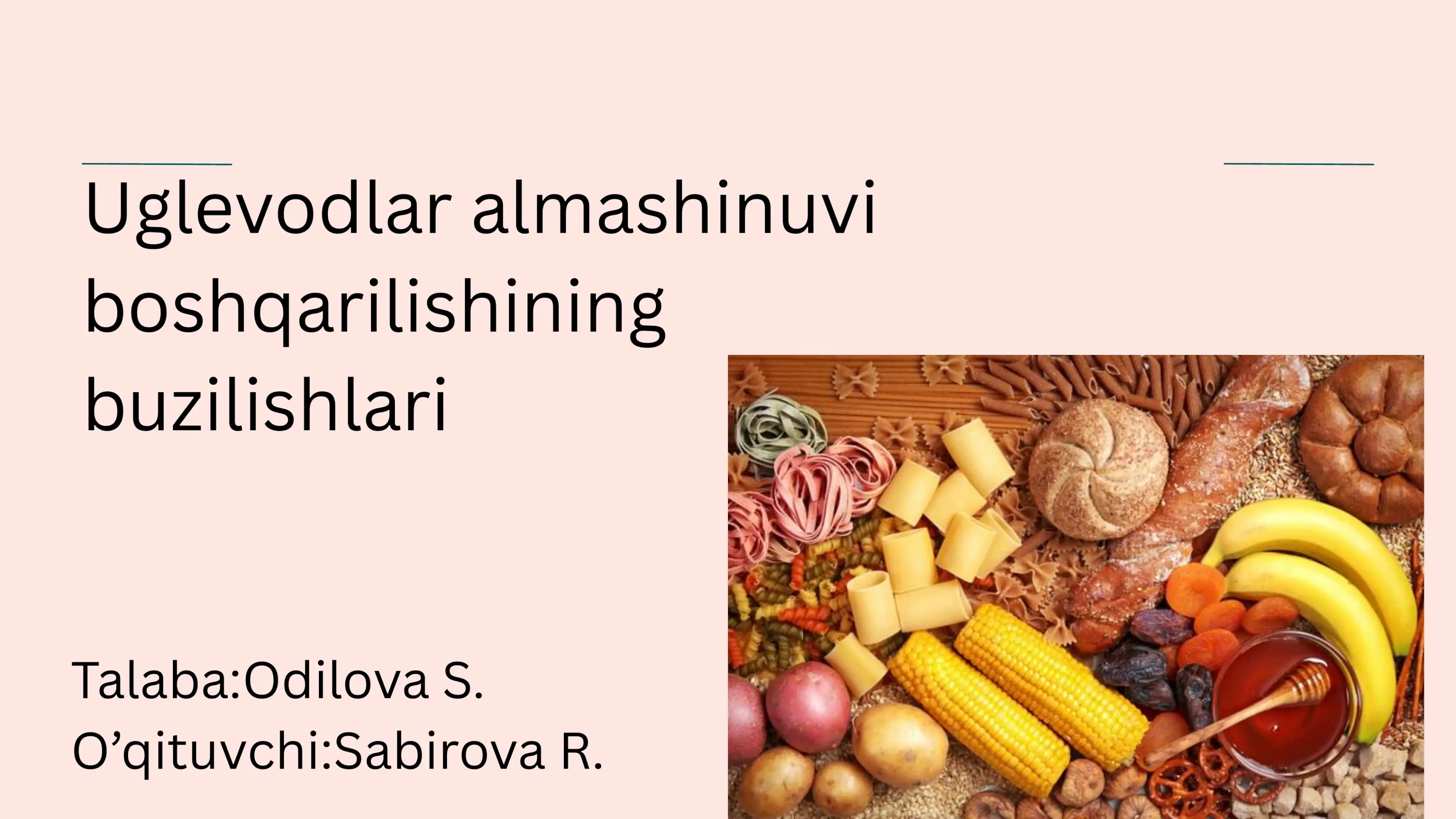 Iglevodlar almashinuvi boshqarilishining buzilishlari