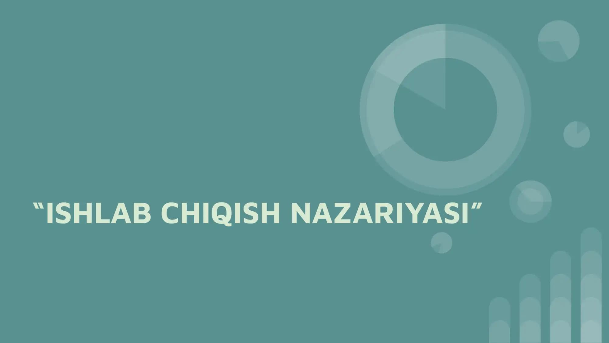 Ishlab chiqish nazariyasi