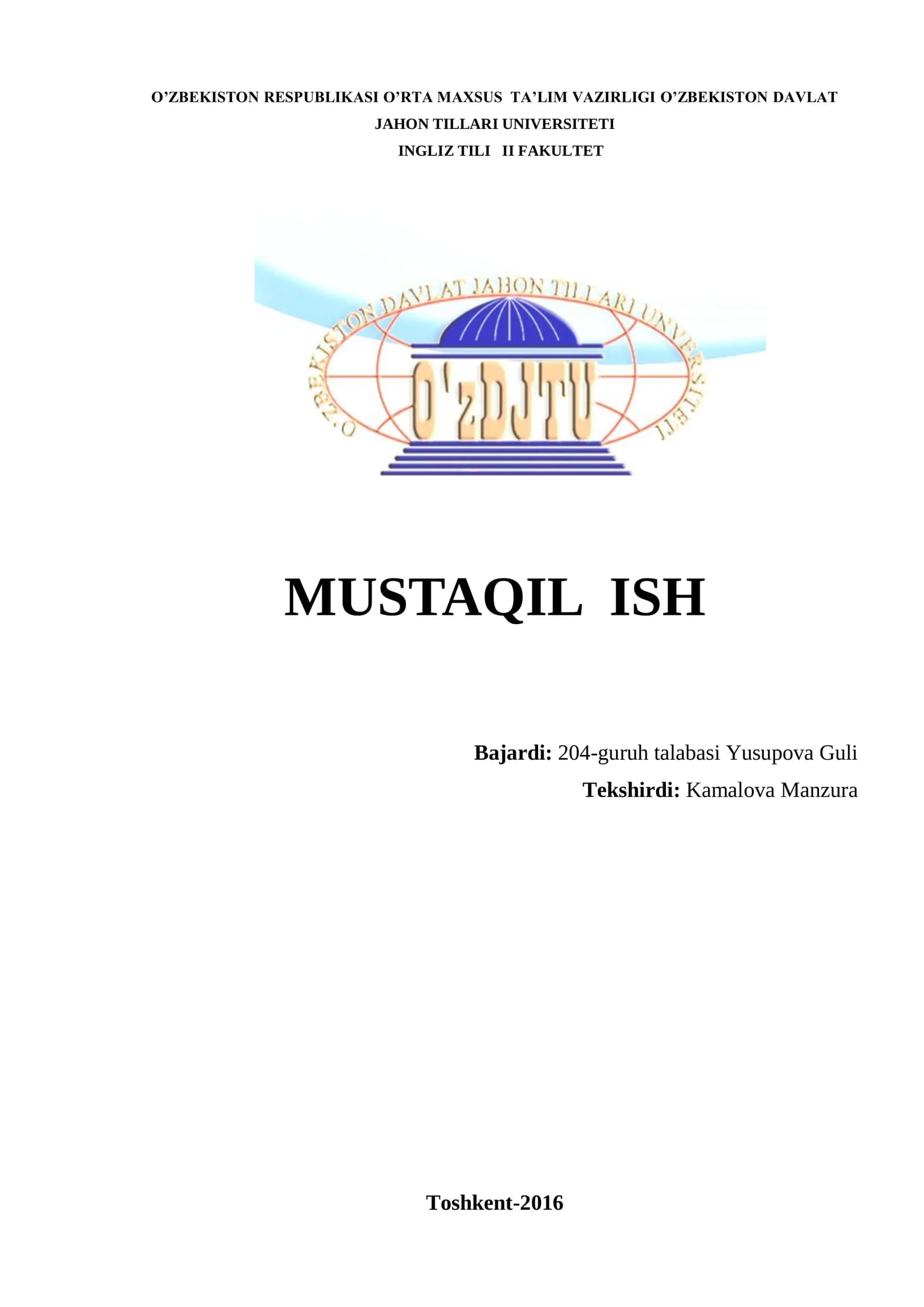 Nafas olish organlarining tuzilishi