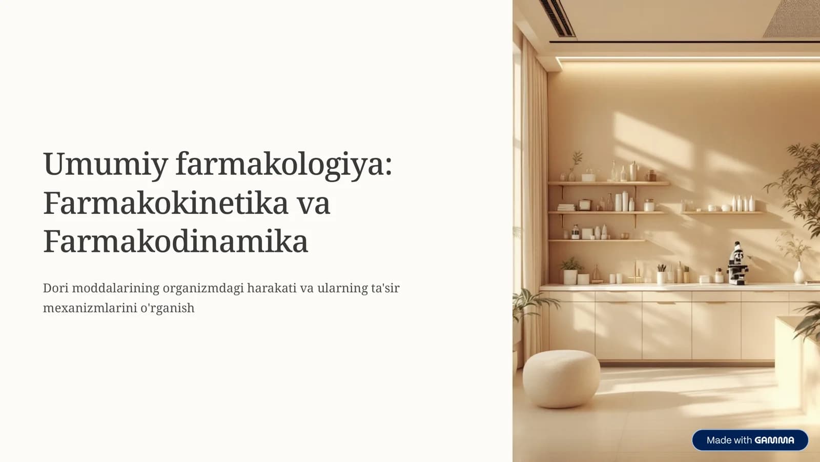 umumiy farmakologiya