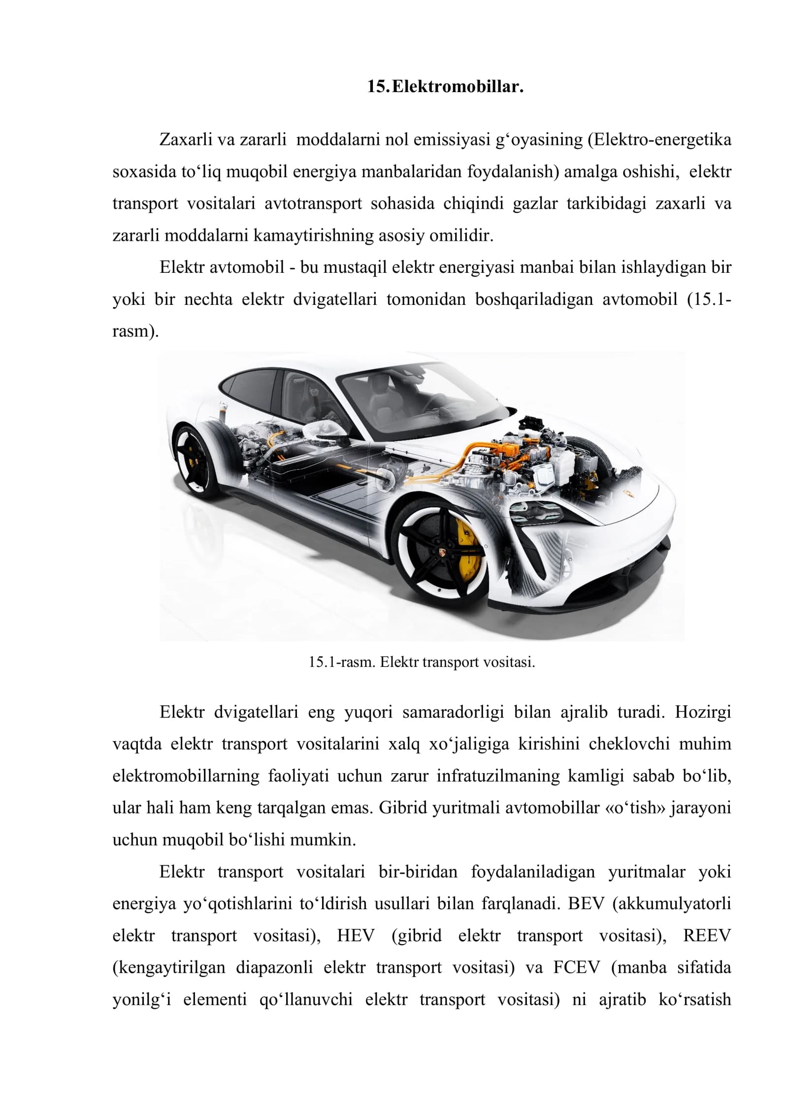 Elektr avtomobillar