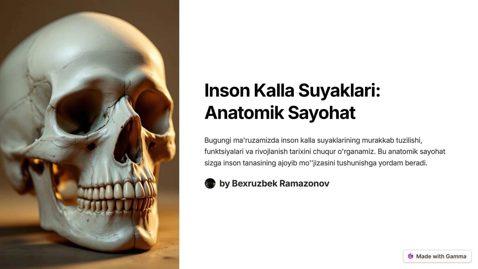 Inson Kalla Suyaklari