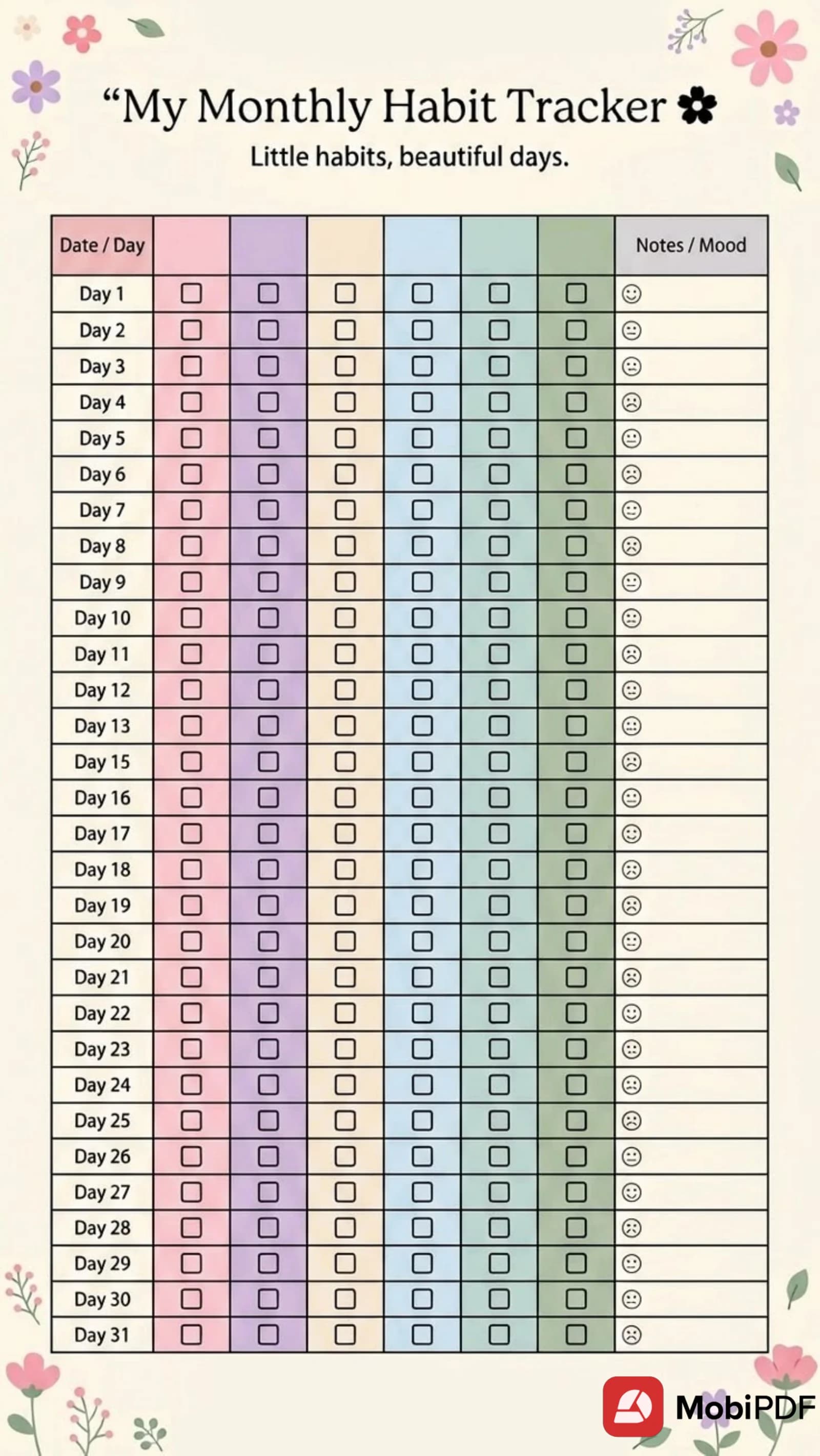 Habit tracker