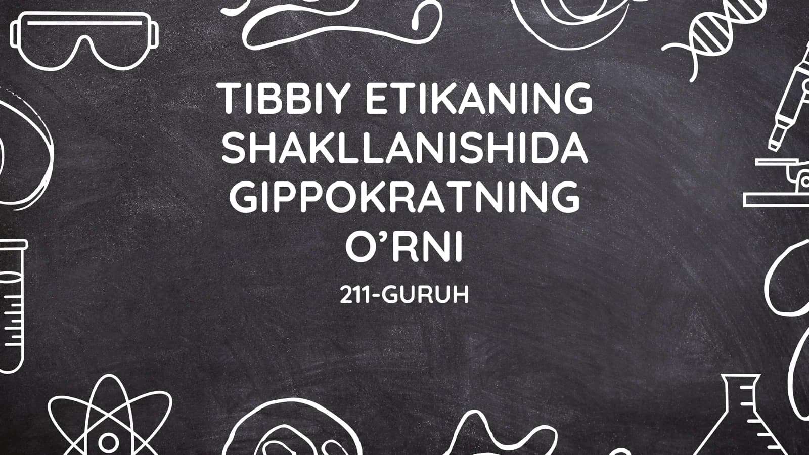 Tibbiy etikaning rivojlanishida Gippokratning oʻrni
