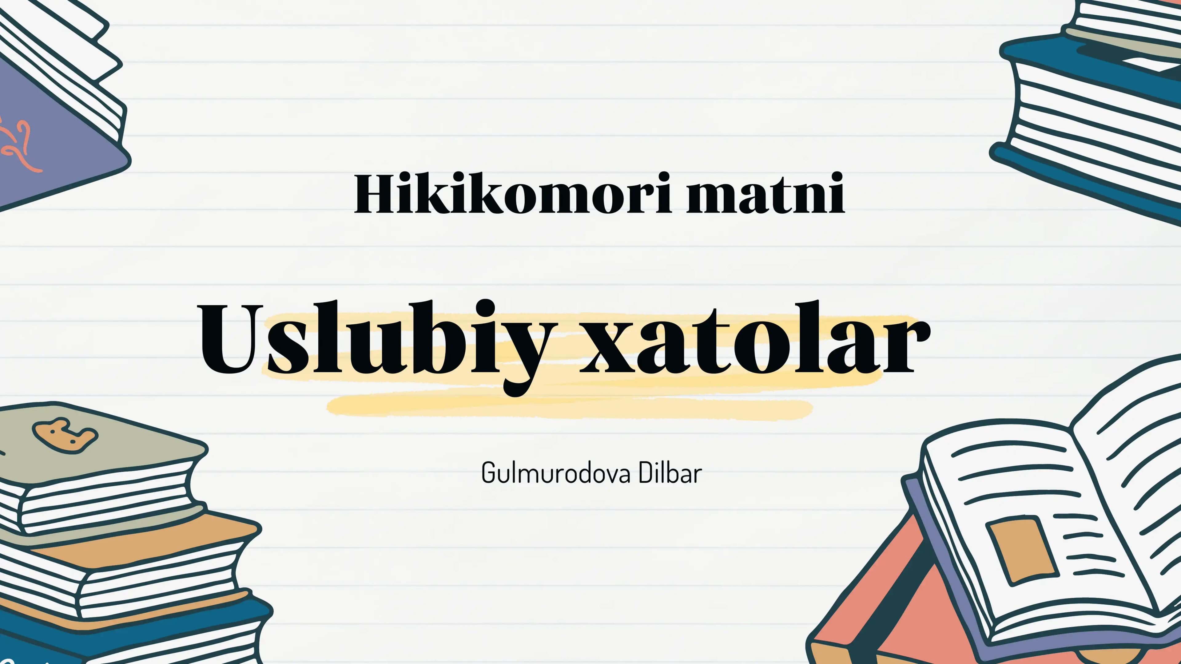 Uslubiy xatolar