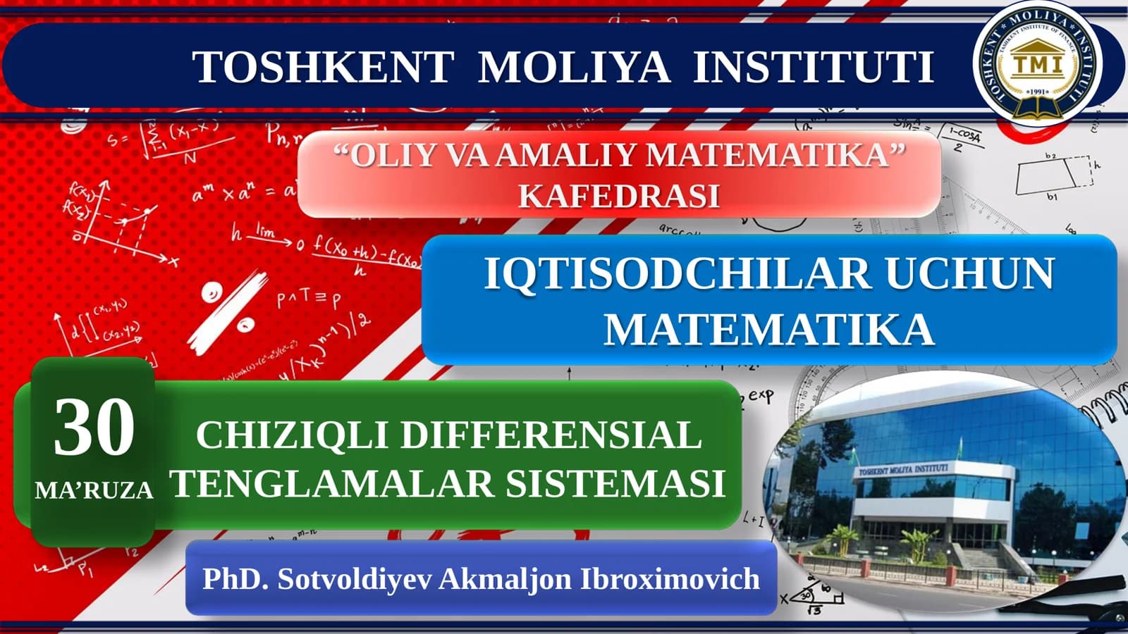 OLIY VA AMALIY MATEMATIKA