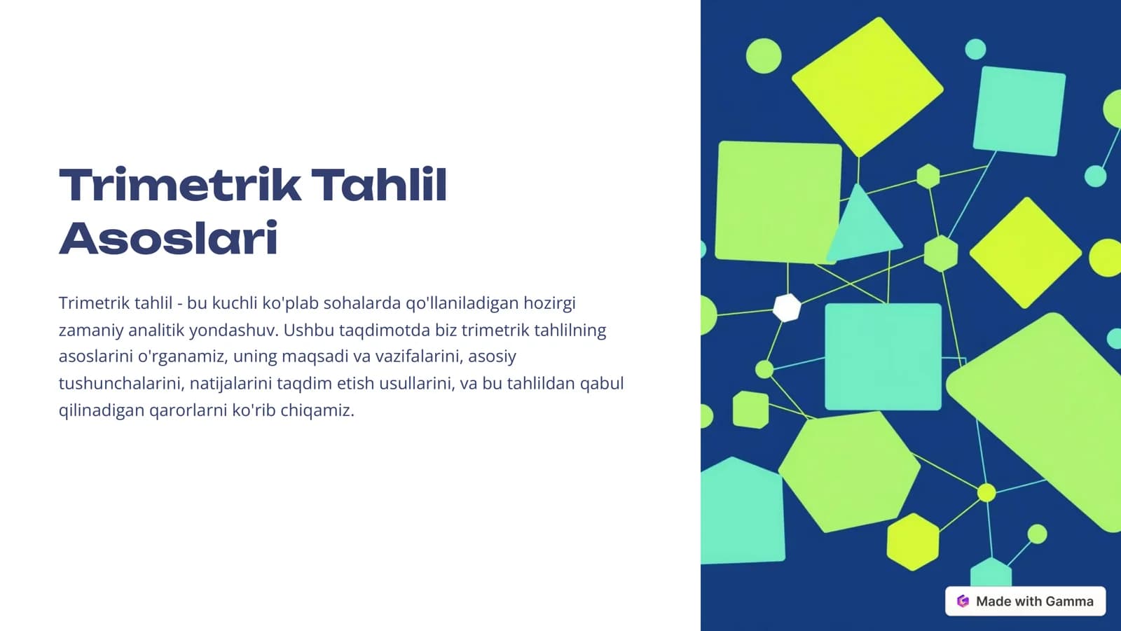 Trimetrik Tahlil